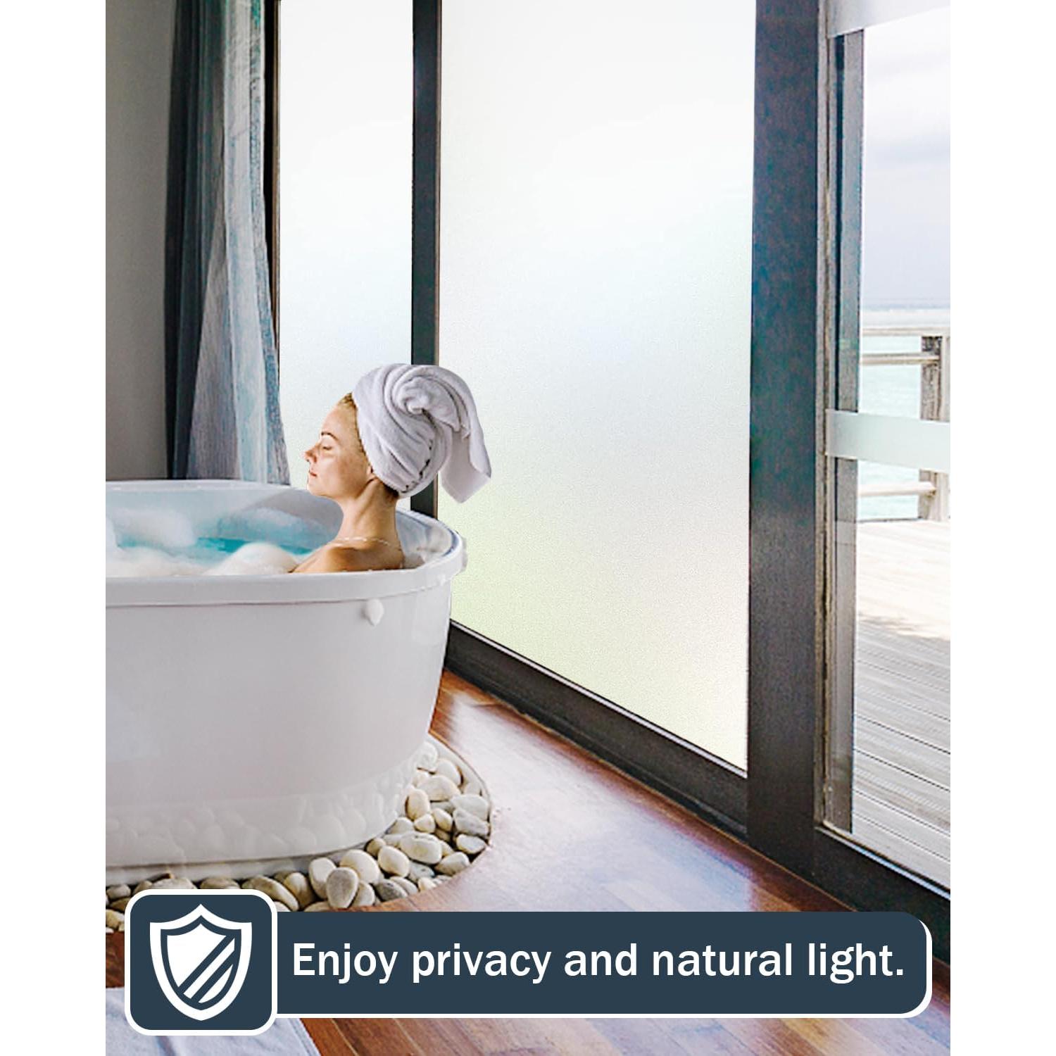 Película de Privacidad LOVEPEA 44.5x200 cm Vinilo UV