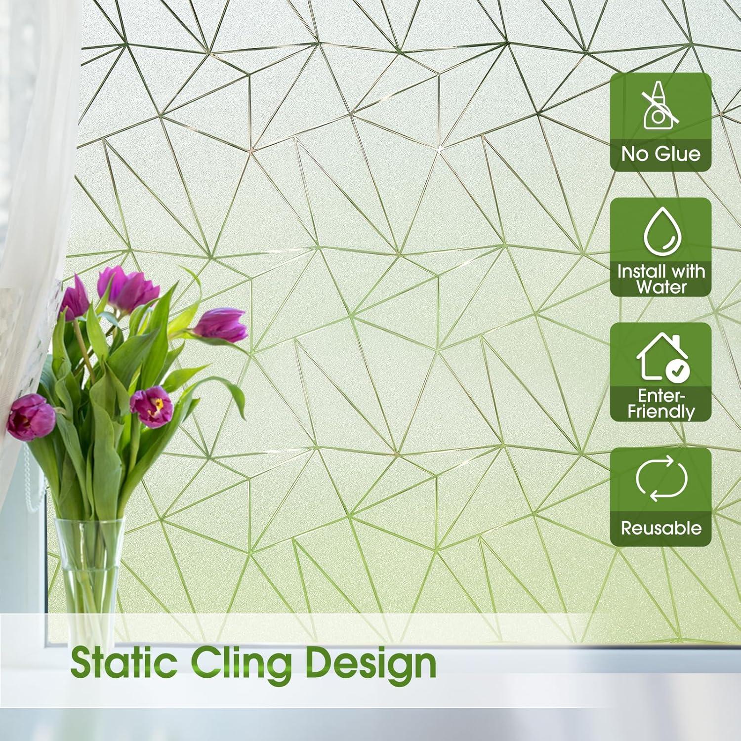 Película de Privacidad Coavas 30x200 cm Vinilo Esmerilado