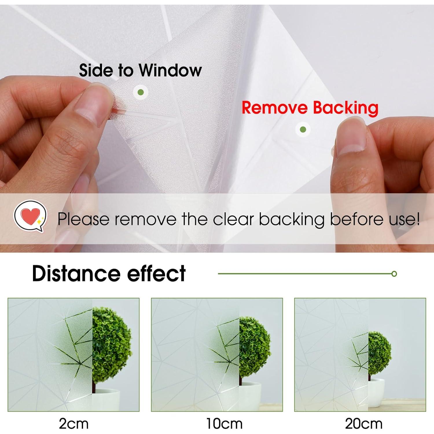 Película de Privacidad Coavas 30x200 cm Vinilo Esmerilado
