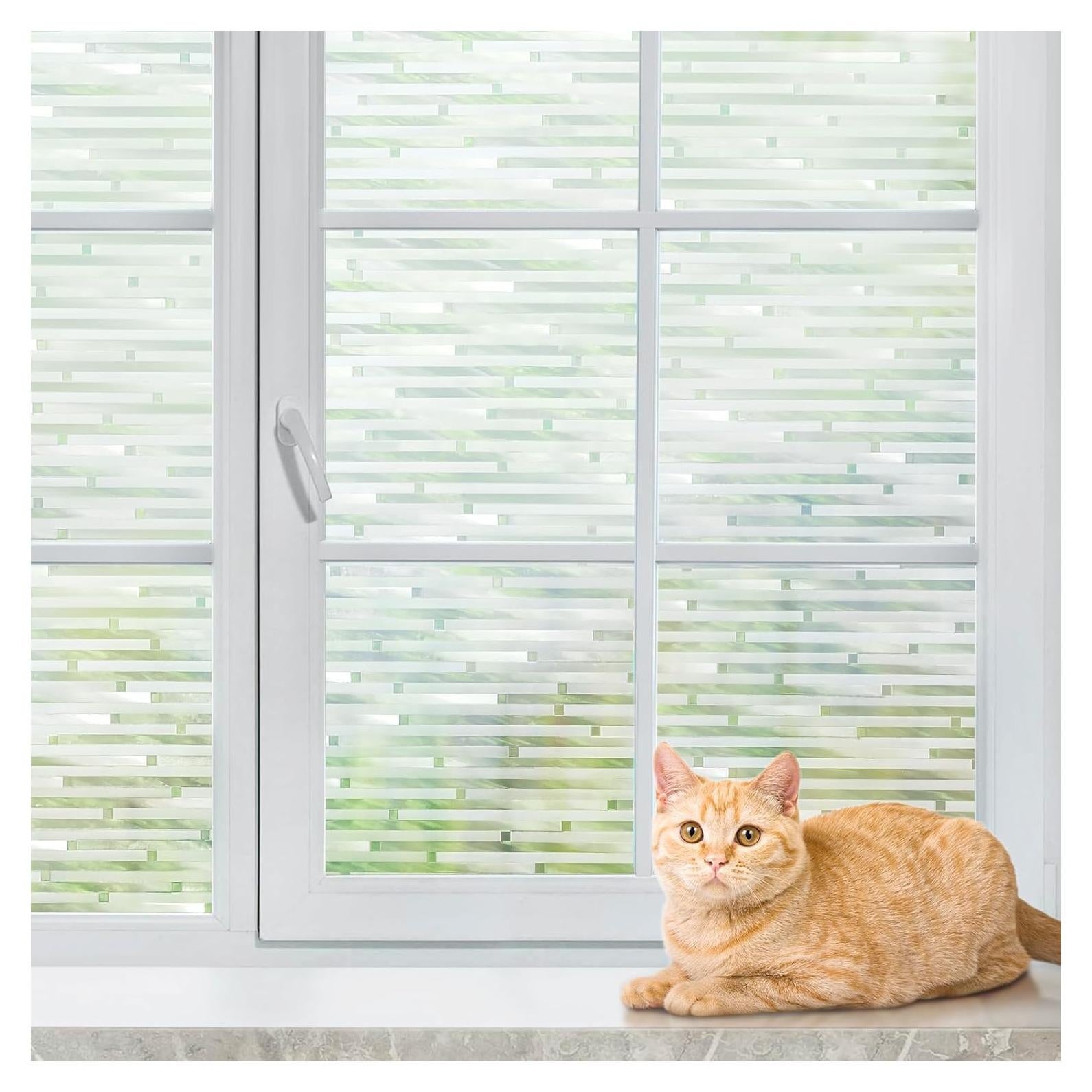 Película de Privacidad Rabbitgoo 44.5x199.8cm Rayada UV