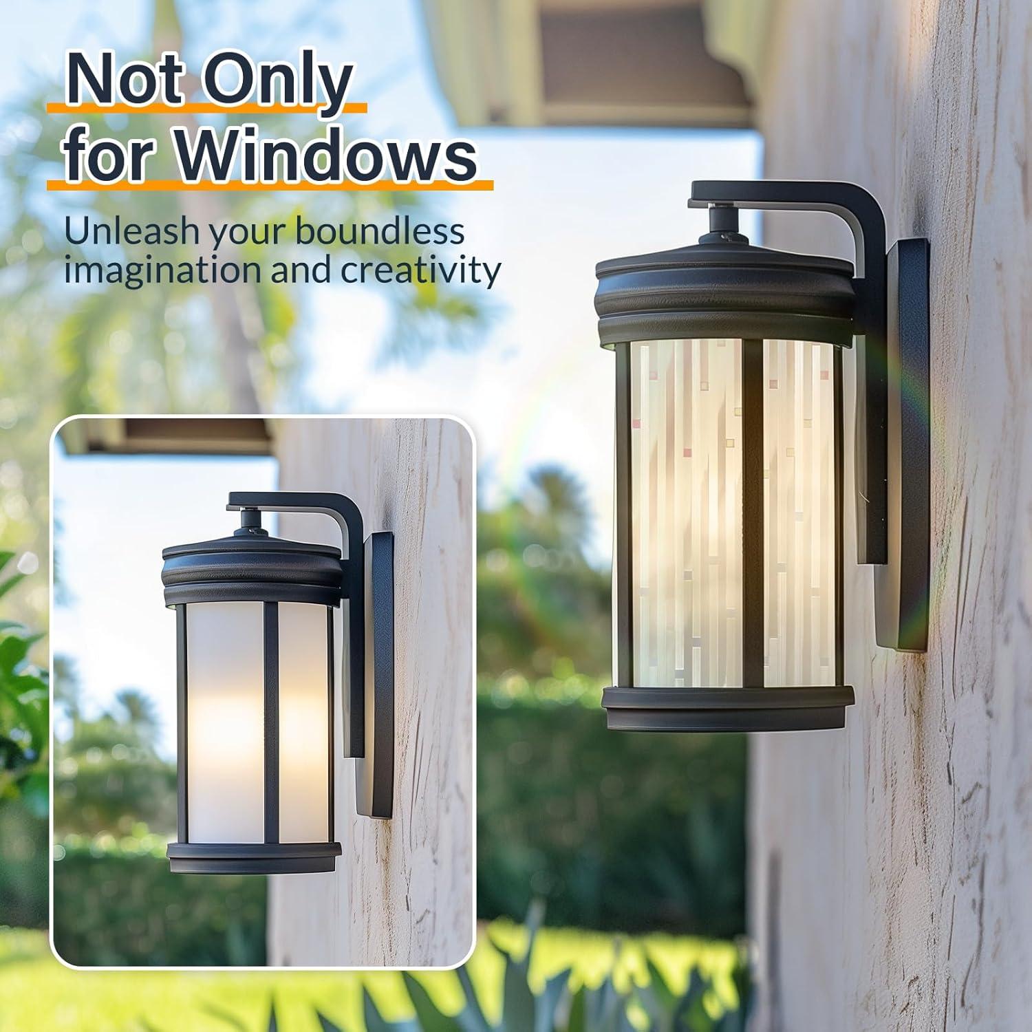 Película de Privacidad Rabbitgoo 44.5x199.8cm Rayada UV