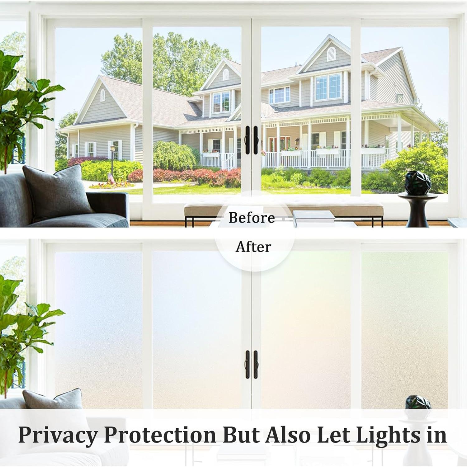 Película de Privacidad Coavas 44.5x199.8 cm Esmerilada