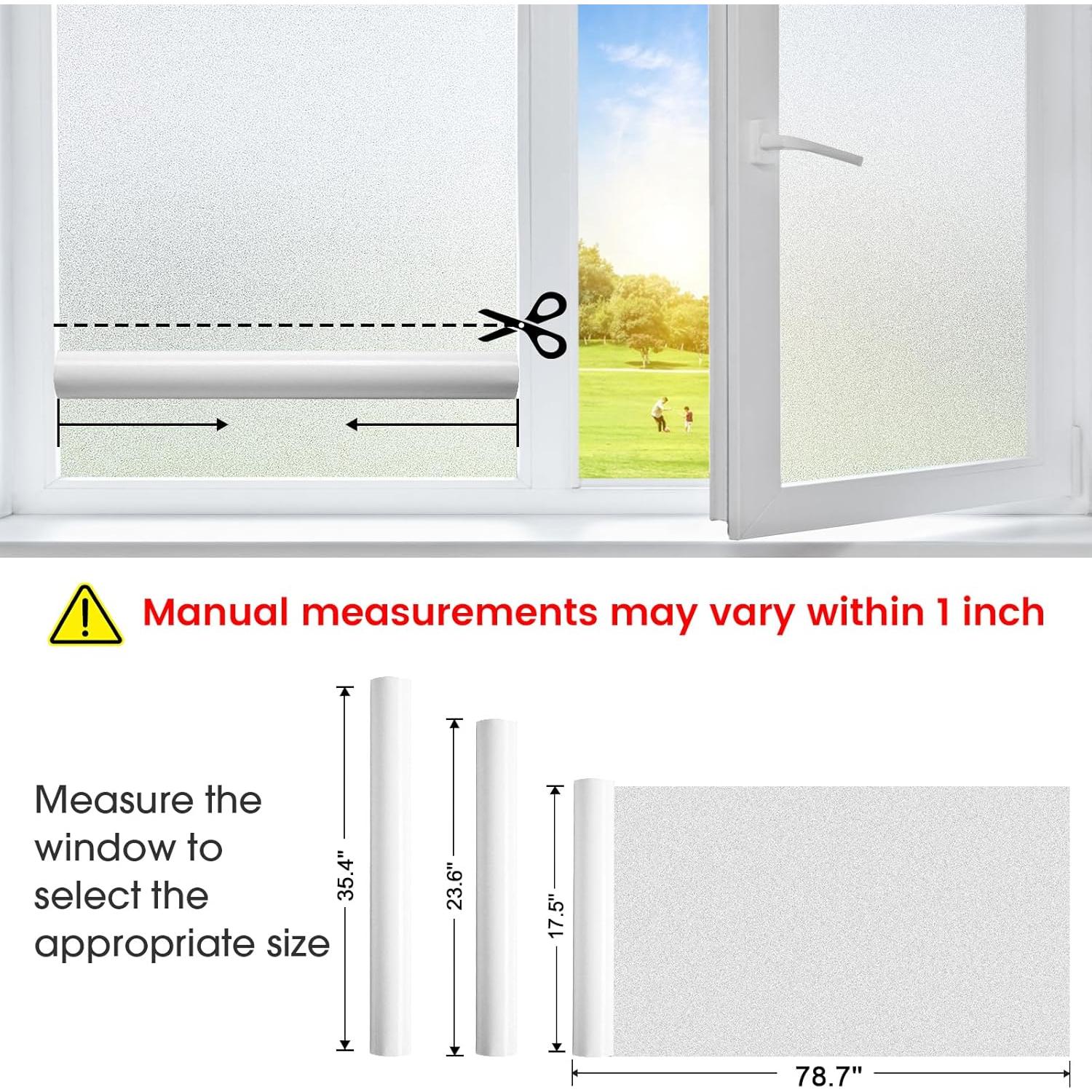 Película de Privacidad Coavas 44.5x199.8 cm Esmerilada