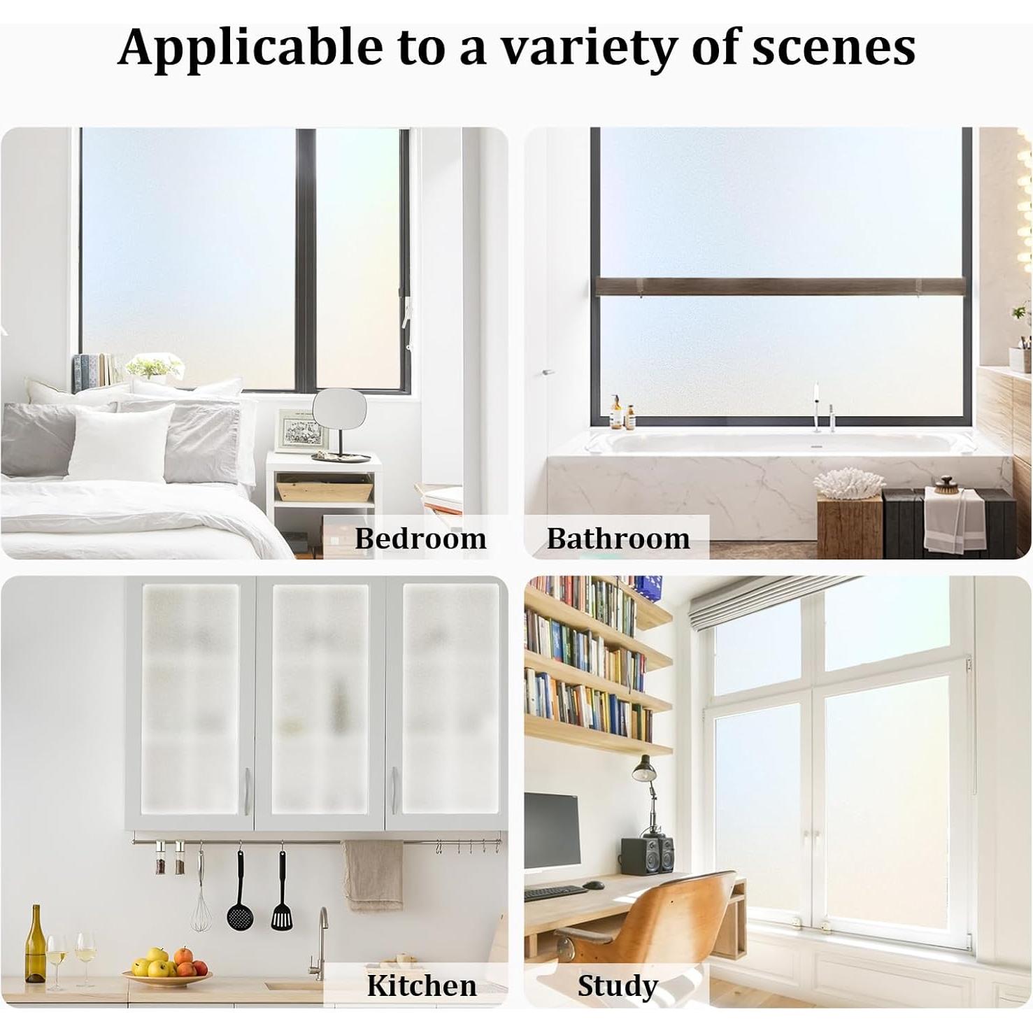 Película de Privacidad Coavas 44.5x199.8 cm Esmerilada