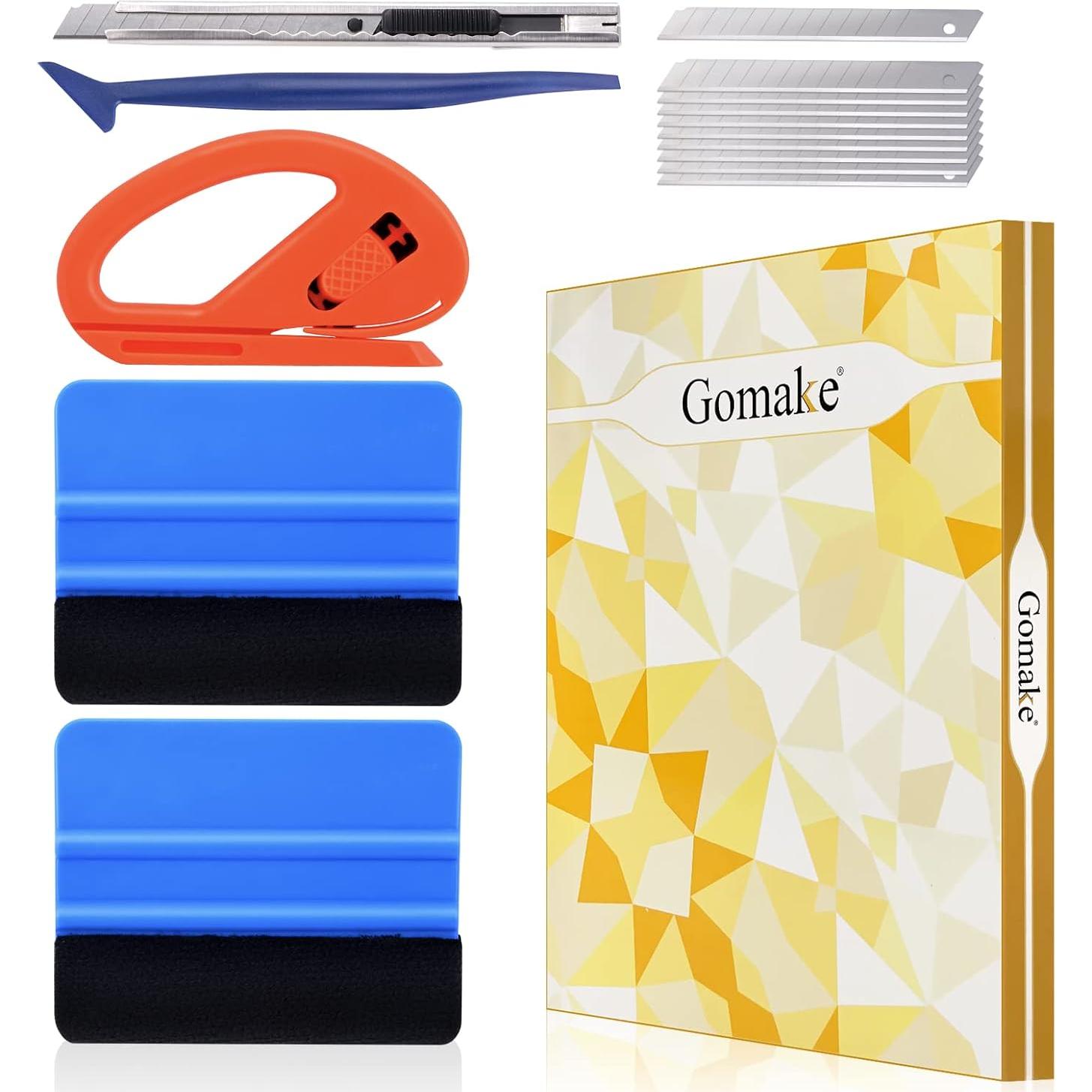 Kit de herramientas para envoltura de vinilo Gomake W04SE