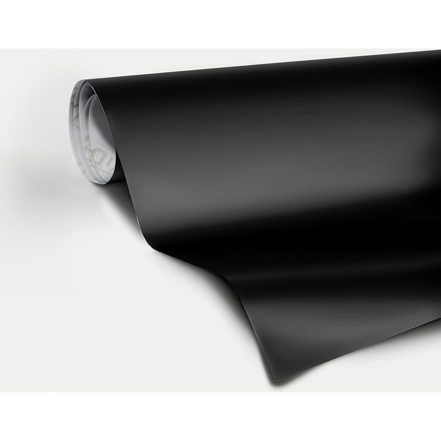 Vinilo Envoltura Automotriz Negro Mate VViViD 0.46m x 1.52m