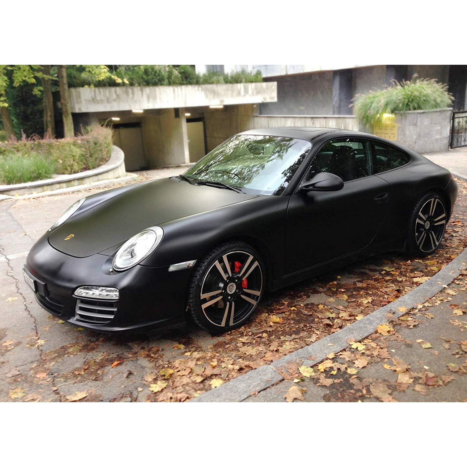 Vinilo Envoltura Automotriz Negro Mate VViViD 0.46m x 1.52m