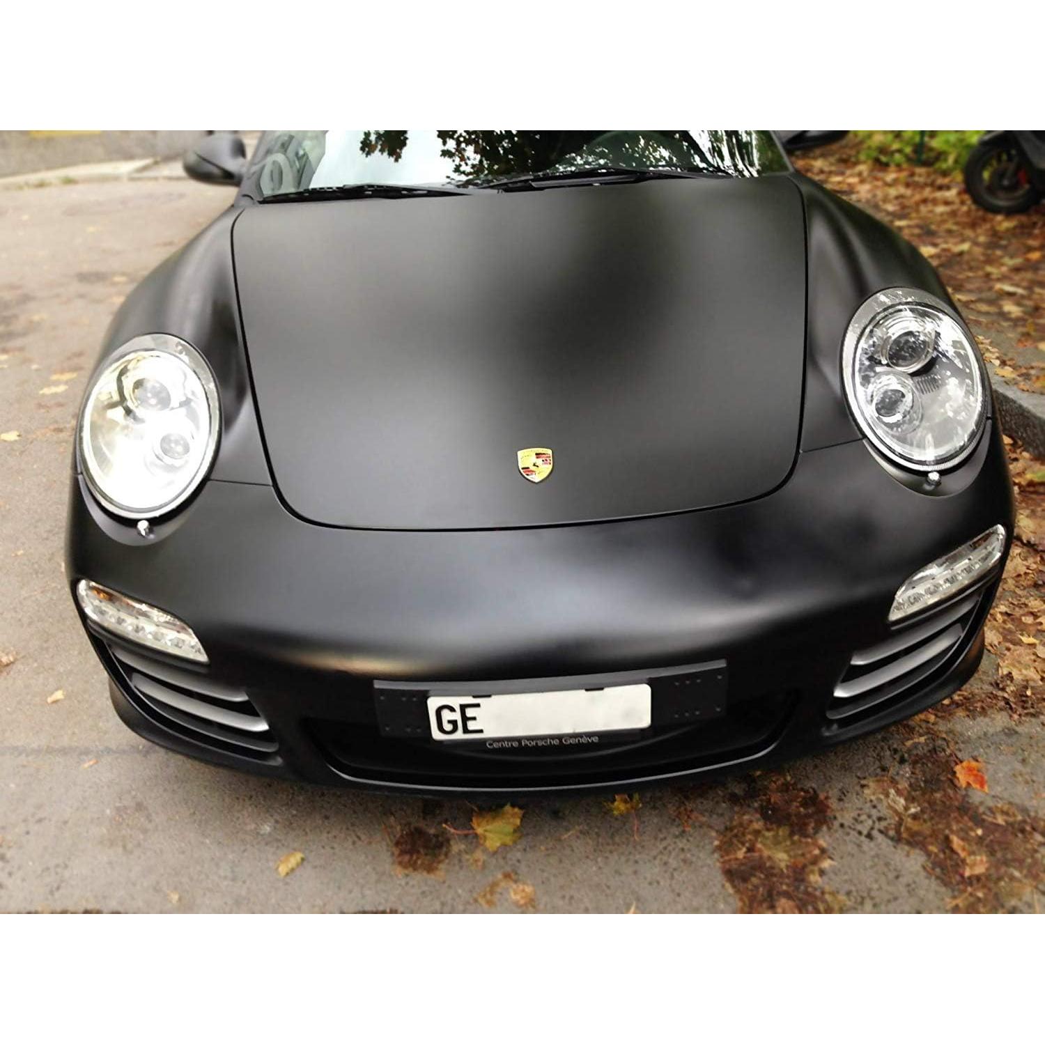 Vinilo Envoltura Automotriz Negro Mate VViViD 0.46m x 1.52m