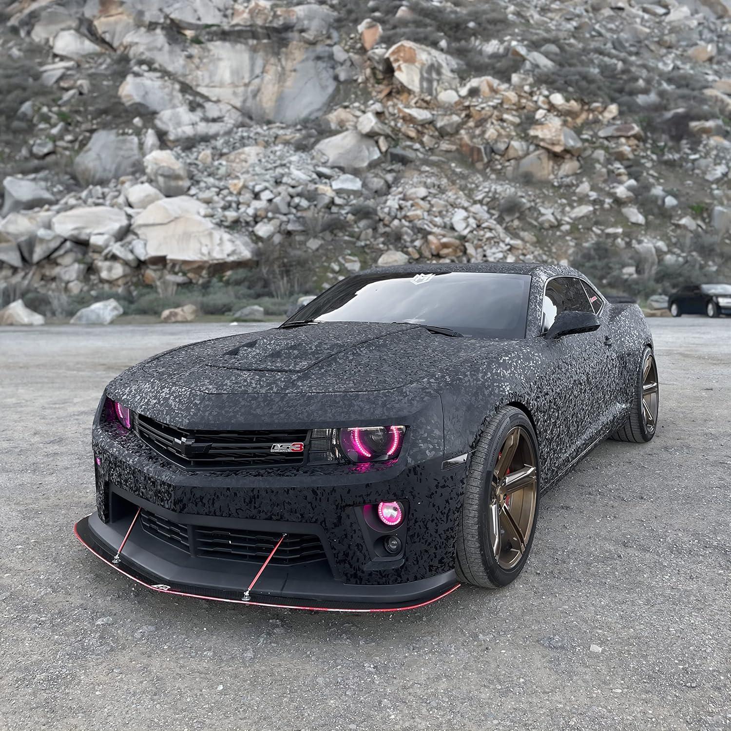 Vinilo de Carbono Forjado VViViD 30.48cm x 152.4cm Negro