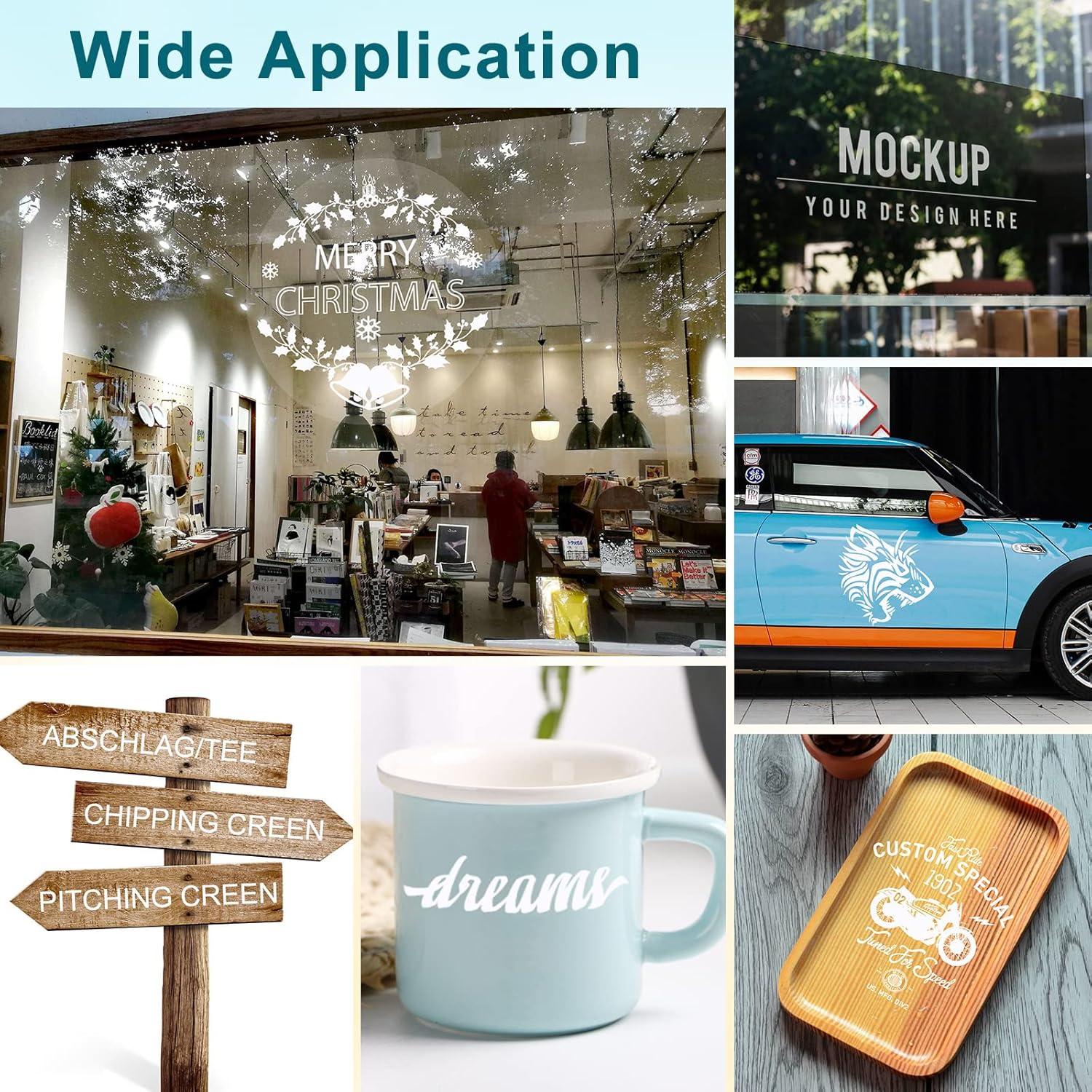 Vinilo Adhesivo Permanente XSEINO Blanco 27.94x2.54cm 11ft