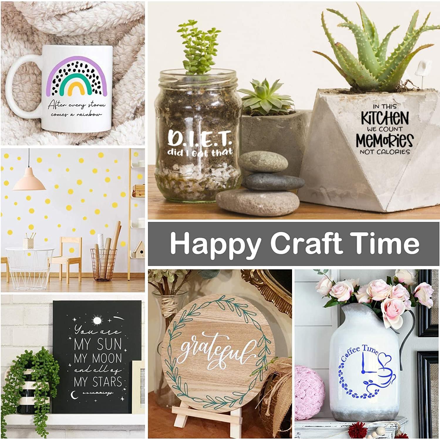 Vinilo Adhesivo Permanente HTVRONT 30.48 cm x 4.27 m Negro Mate