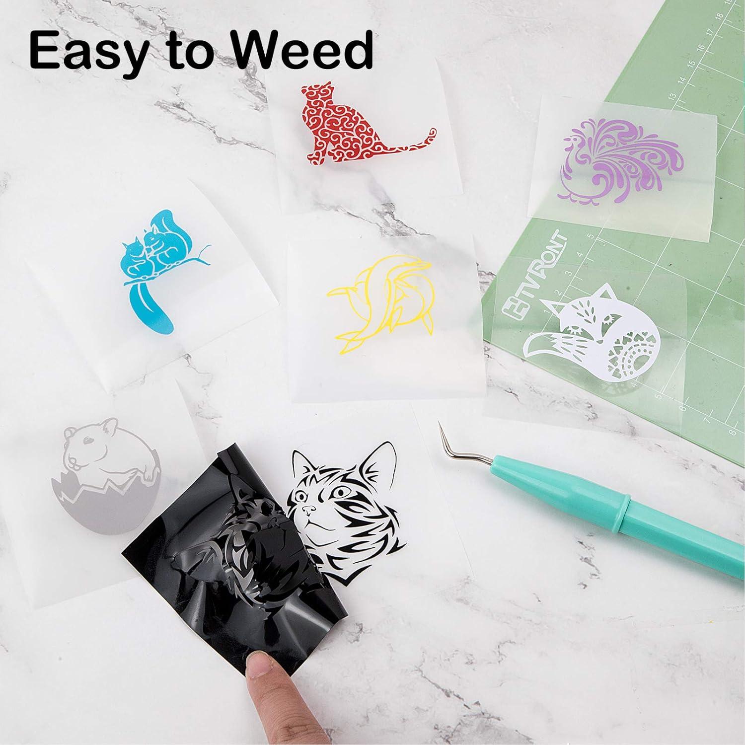 Vinilo Adhesivo Permanente HTVRONT 30.48 cm x 4.27 m Negro Mate