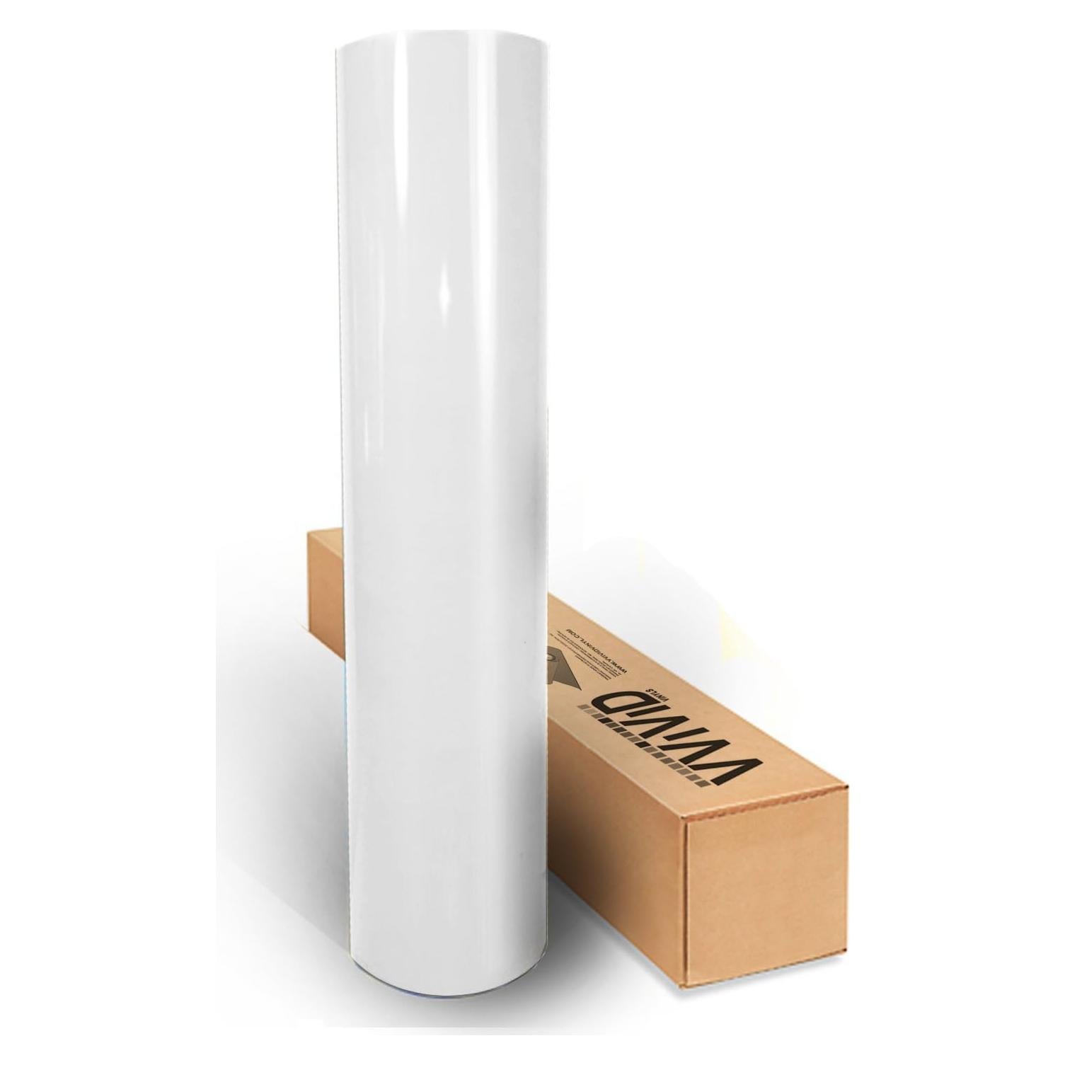 Vinilo Envoltura Automotriz VViViD Blanco Brillante 30.48x152.4cm