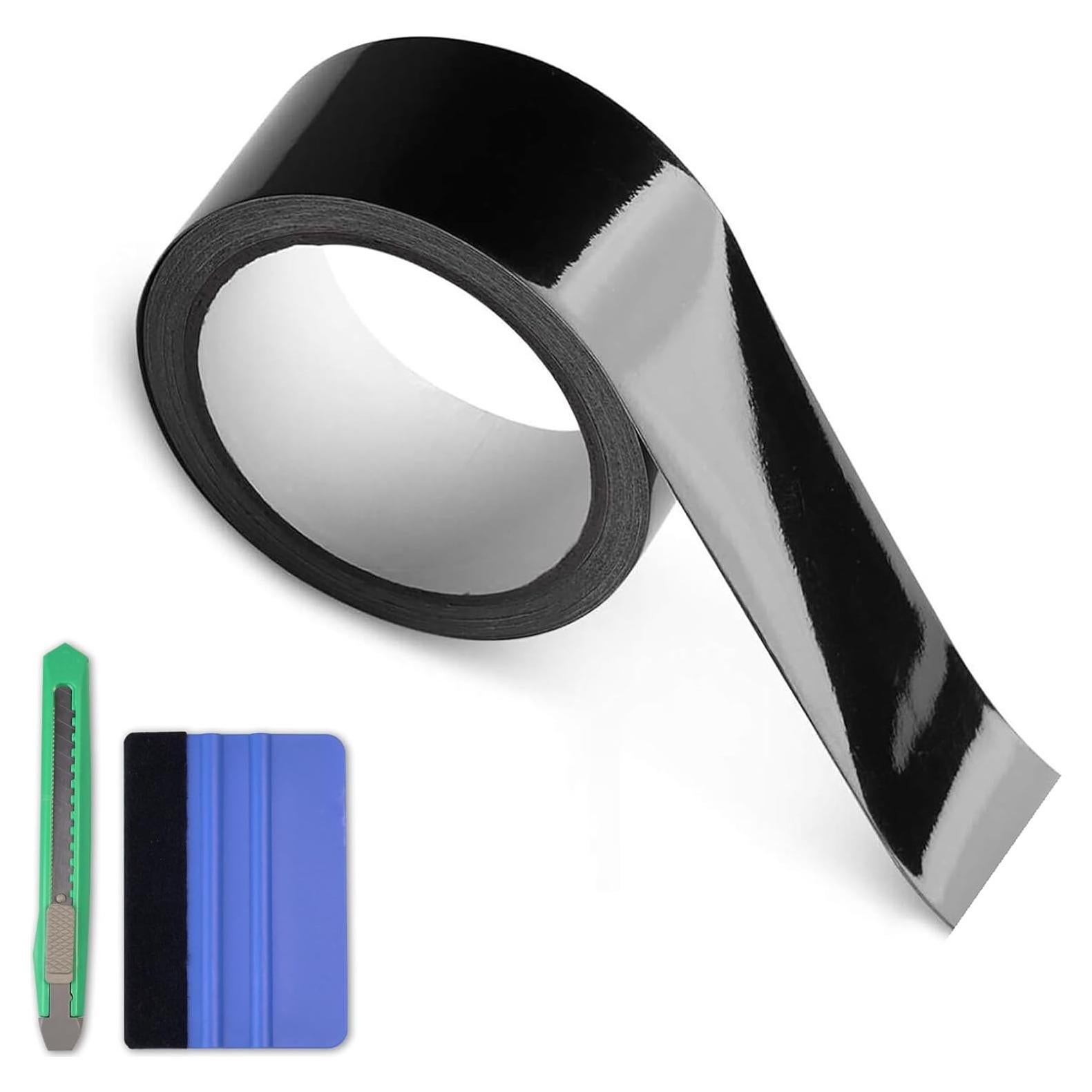 Vinilo Negro Brillante Arespark 2.54cm x 9.14m para Autos