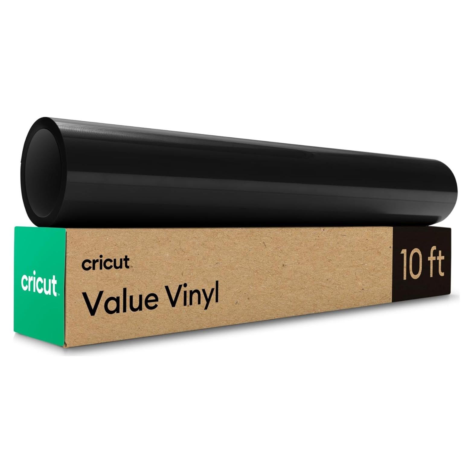 Vinilo Permanente Cricut Value Negro 30.5 cm x 3 m Mate