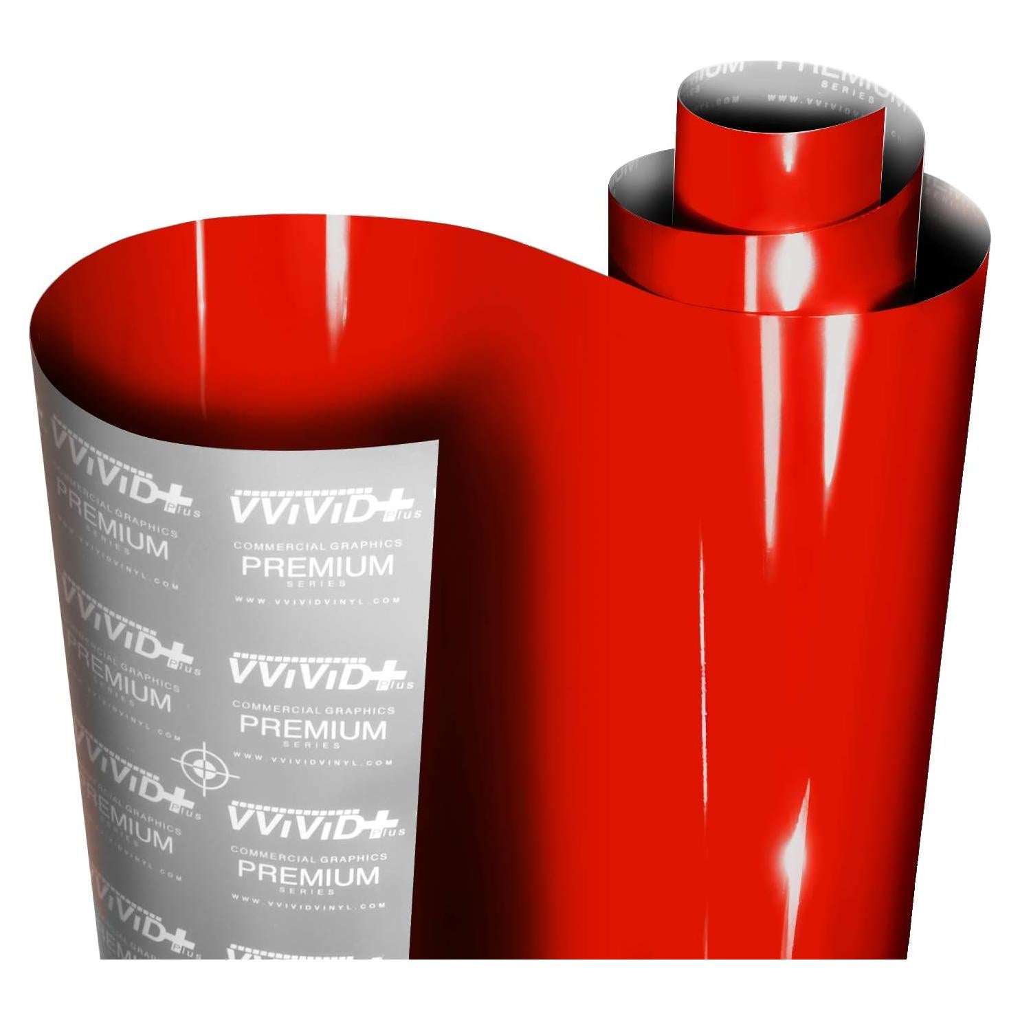 Vinilo Envoltura Ultra Gloss VViViD Rojo Carrera 30.5x152.4cm