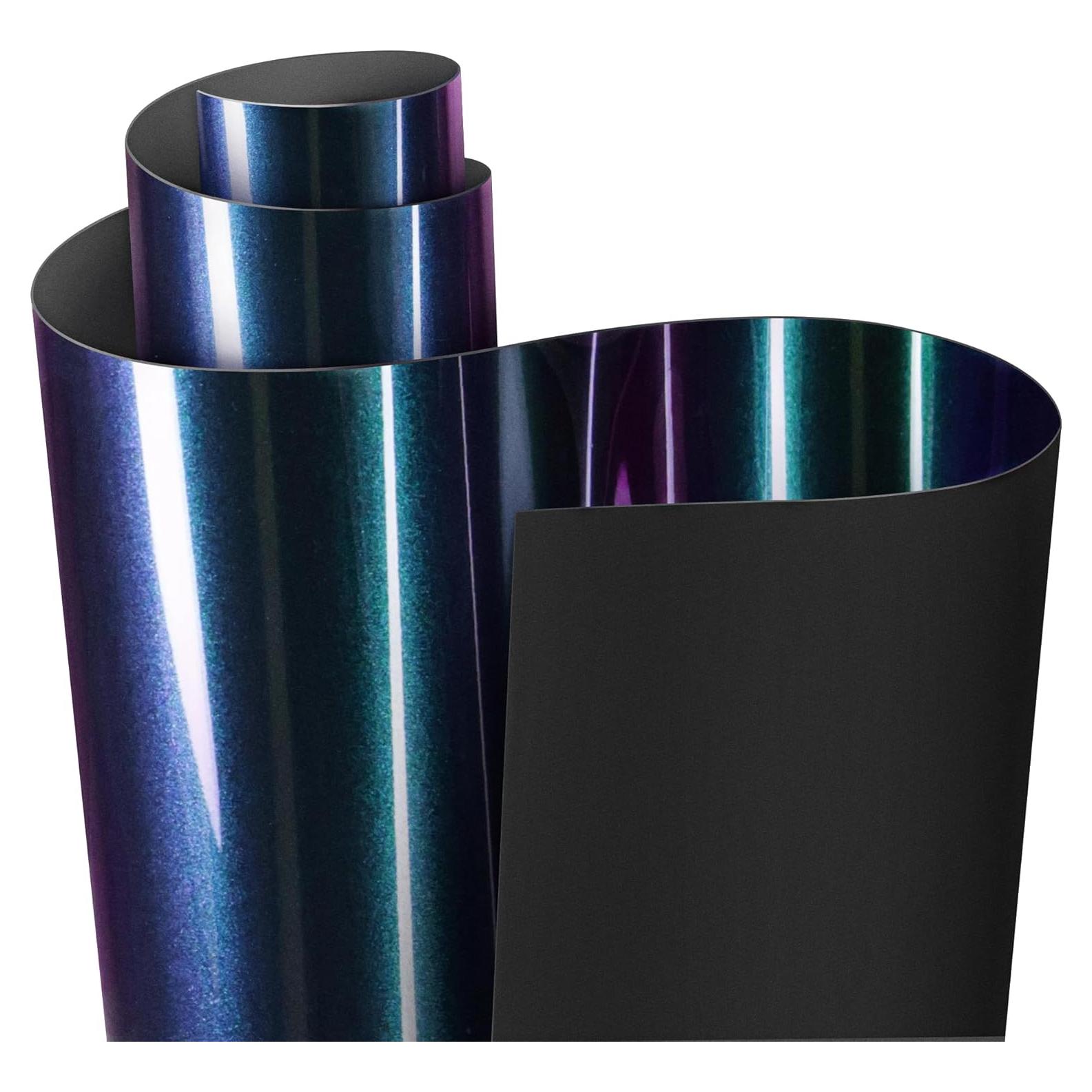 Vinilo Cambiante Lypumso Verde Galaxia 0.30m x 1.52m