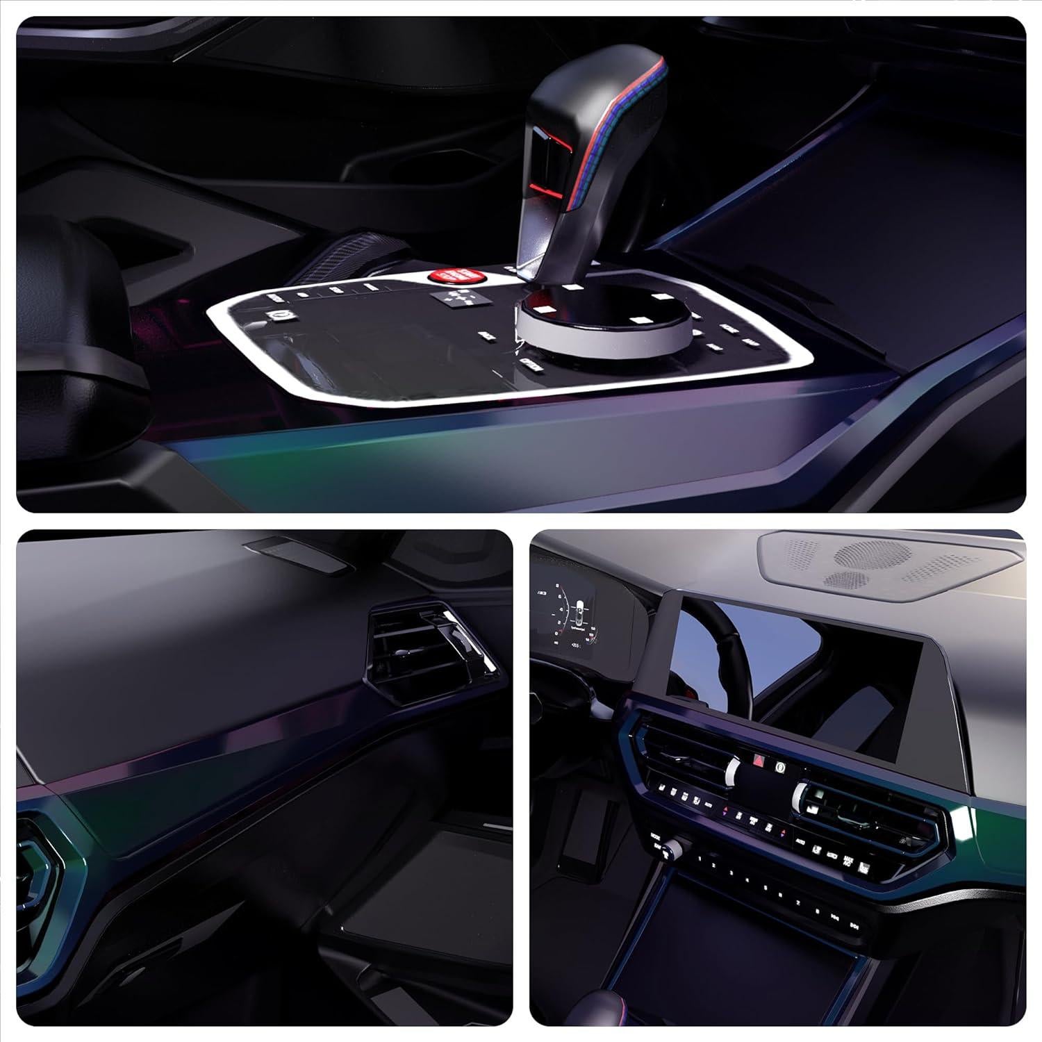 Vinilo Cambiante Lypumso Verde Galaxia 0.30m x 1.52m