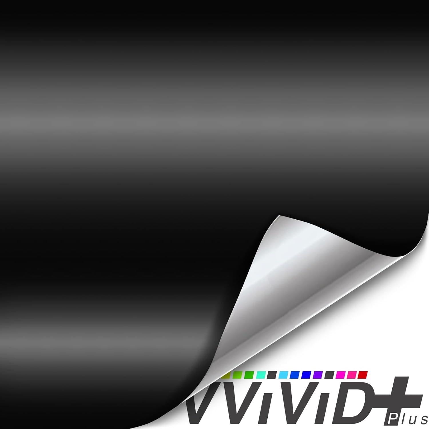 Vinilo Envoltura Automotriz VViViD Ultra Mate Negro 0.3m x 1.5m