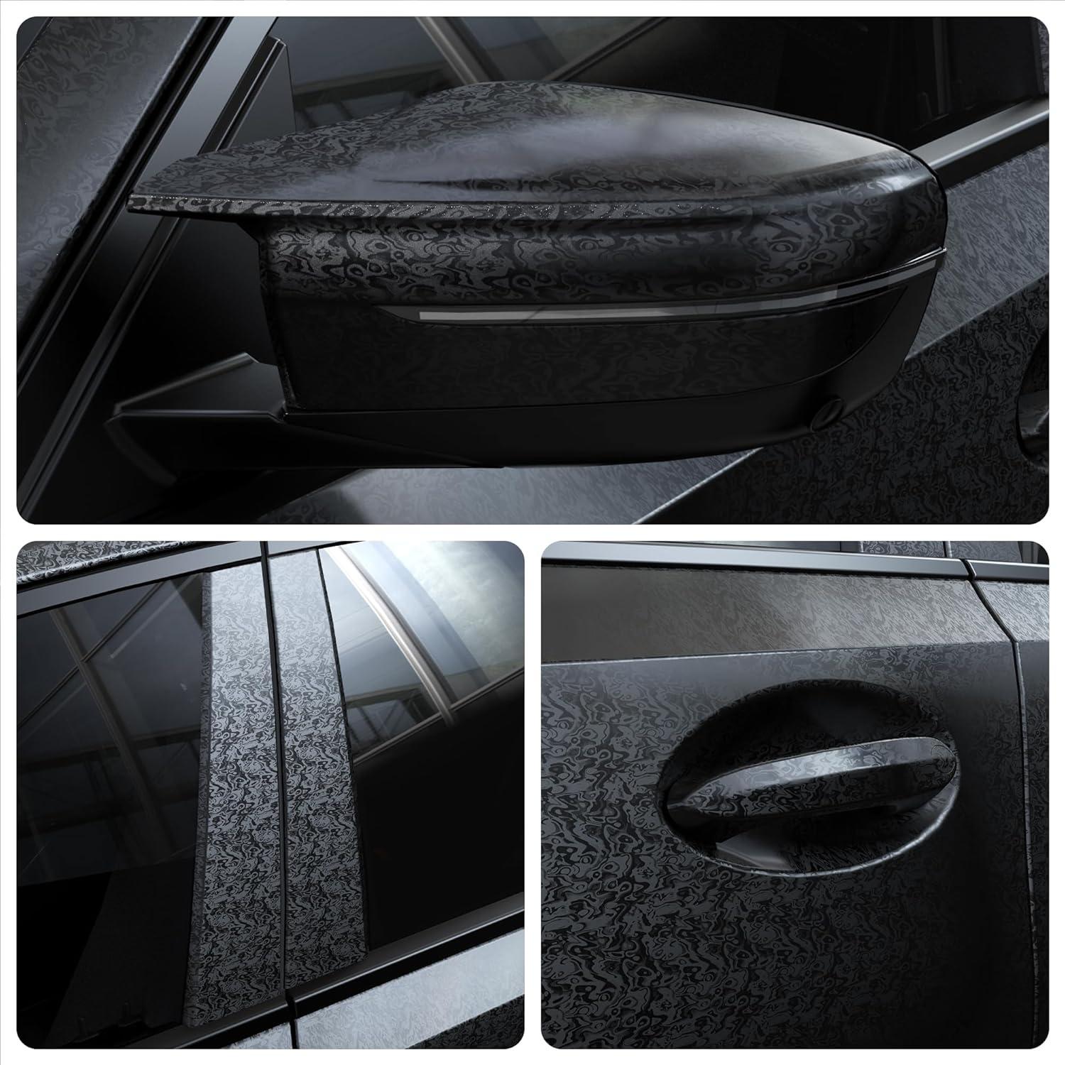 Envoltura de Vinilo Lypumso 3D Textura Fantasma Cósmico 0.3m x 1.5m