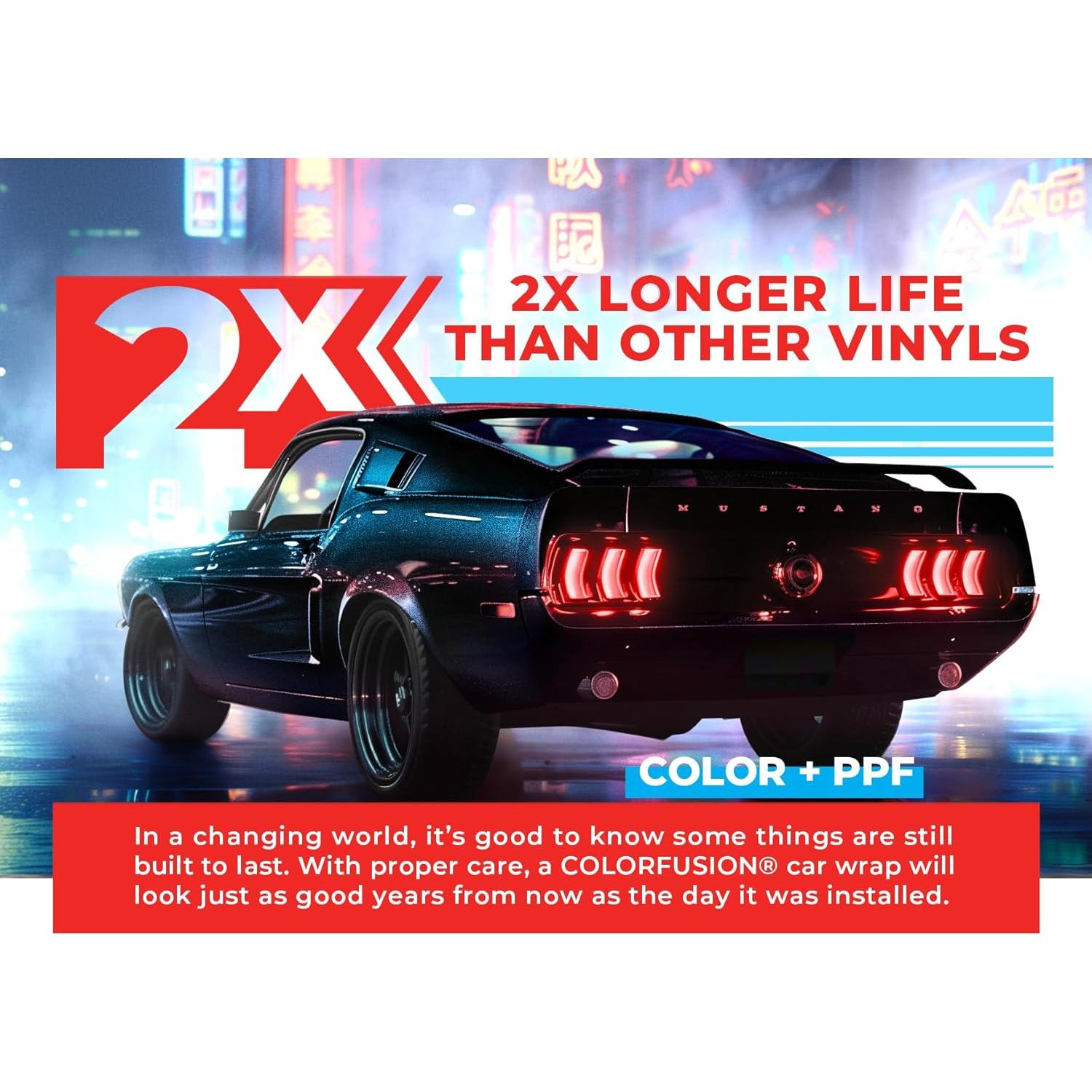 Envoltura de Vinilo VViViD ColorFusion Azul Cósmico 30.5x152.4cm