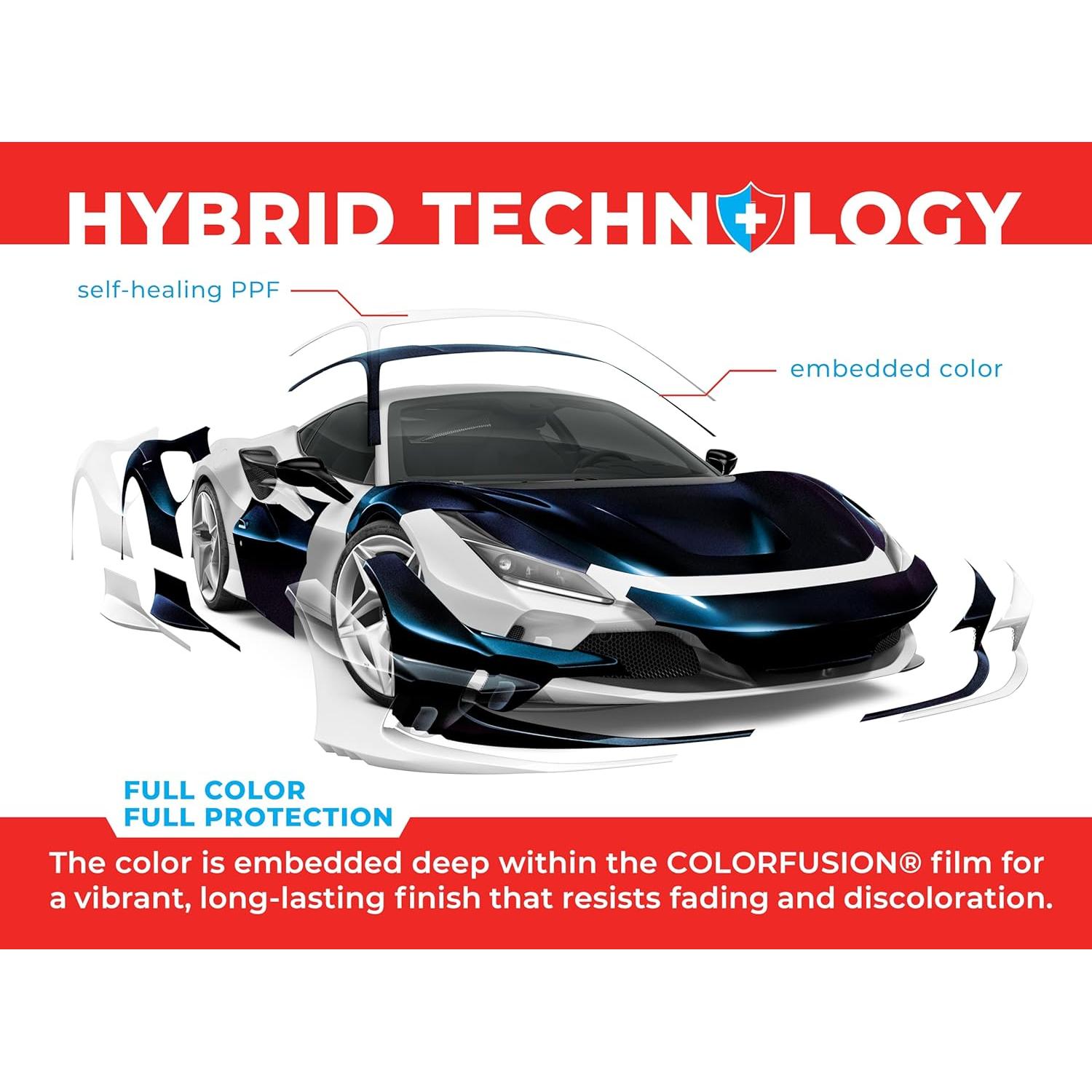 Envoltura de Vinilo VViViD ColorFusion Azul Cósmico 30.5x152.4cm