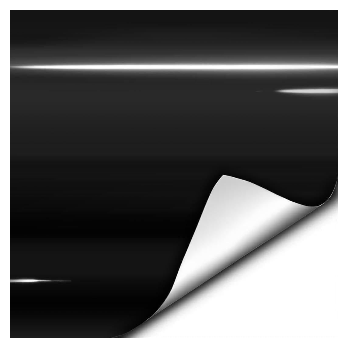 Vinilo Adhesivo VViViD Negro Brillante 1.83m x 1.52m
