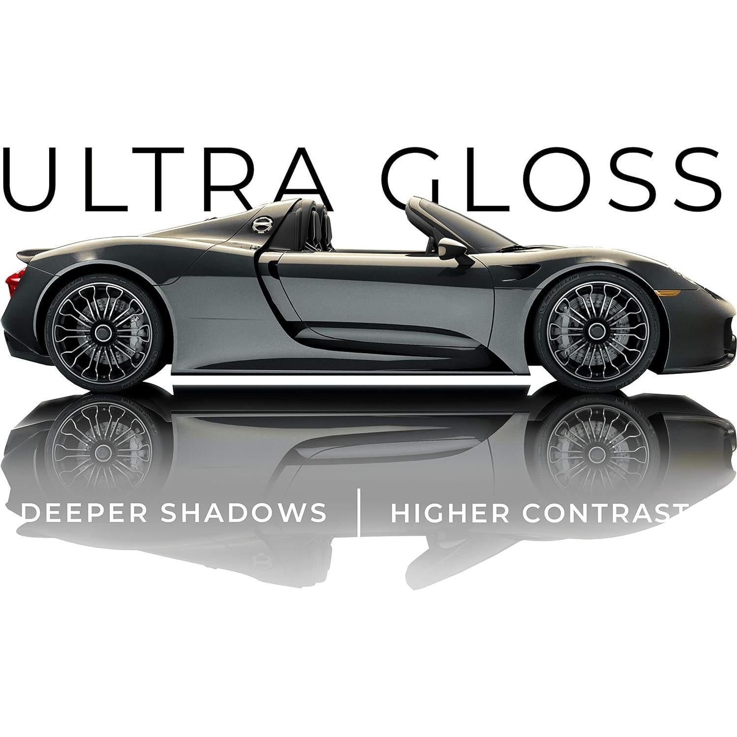 Vinilo Envoltura VViViD Ultra Gloss Gris 0.30m x 1.52m