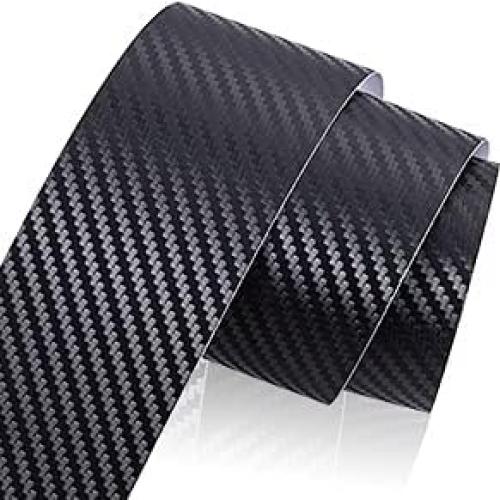 Cinta de Vinilo de Fibra de Carbono Negra Spurtar 5cm x 6m