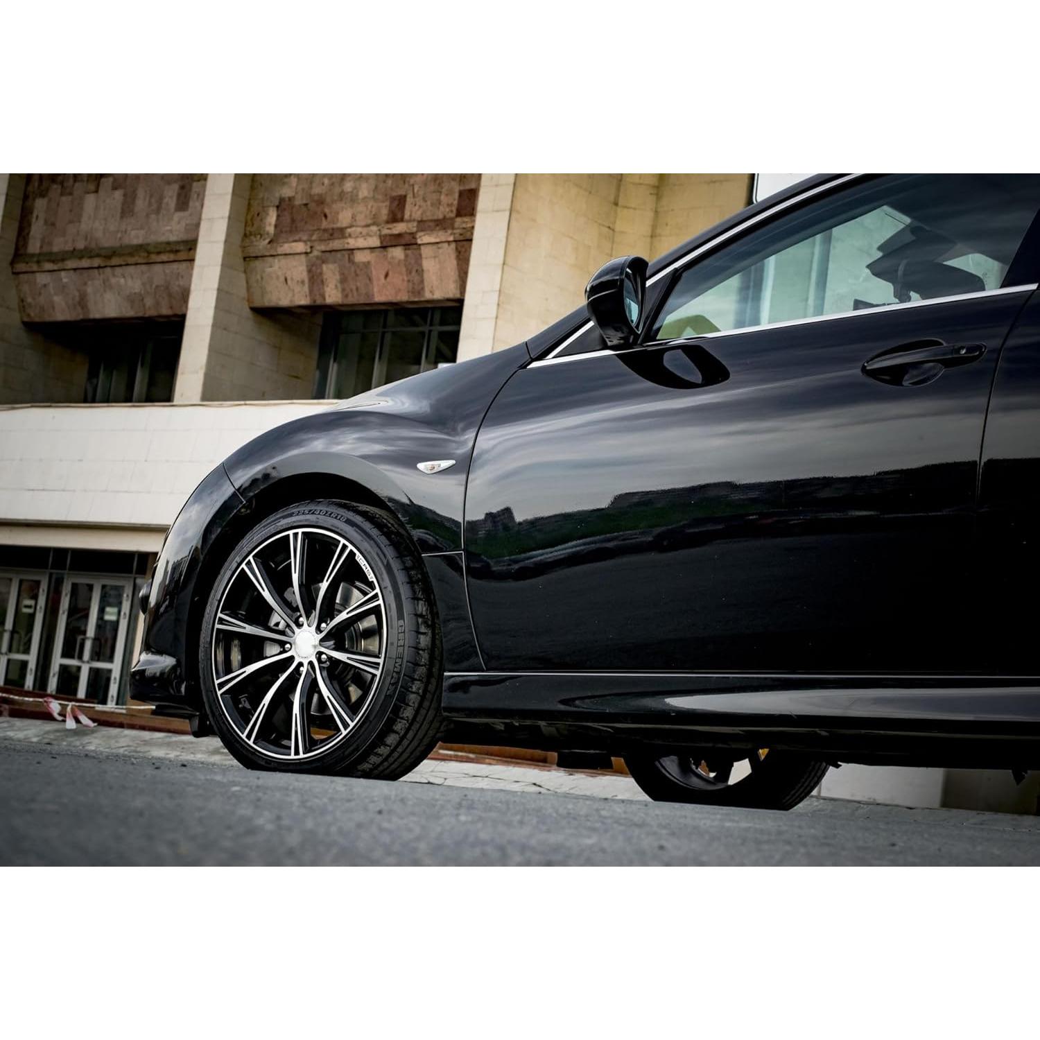 Envoltura de Vinilo Automotriz Heinaroman 3.05x1.52m Negro Brillante