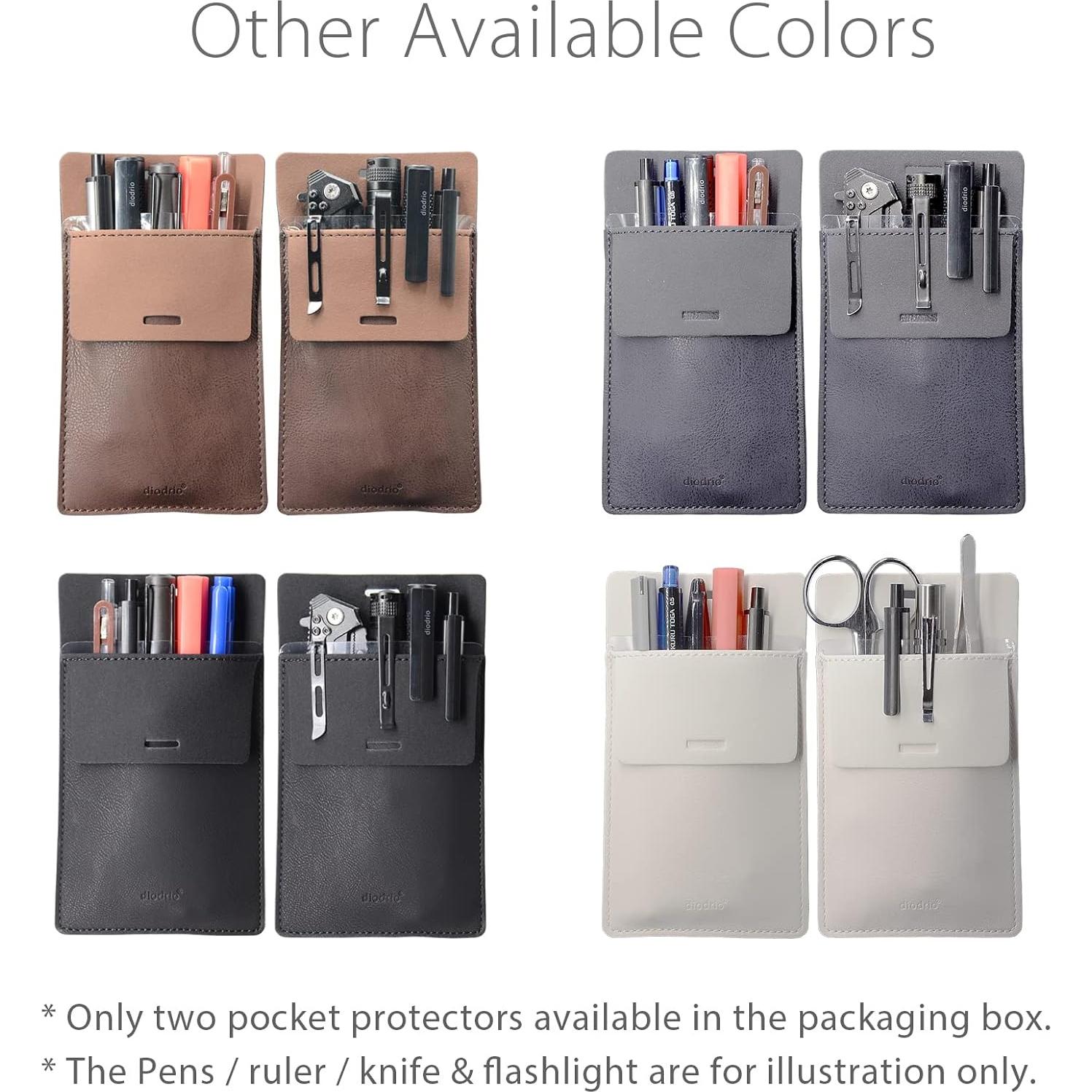 Organizador de Estuche de Cuero Diodrio para 5 Bolígrafos