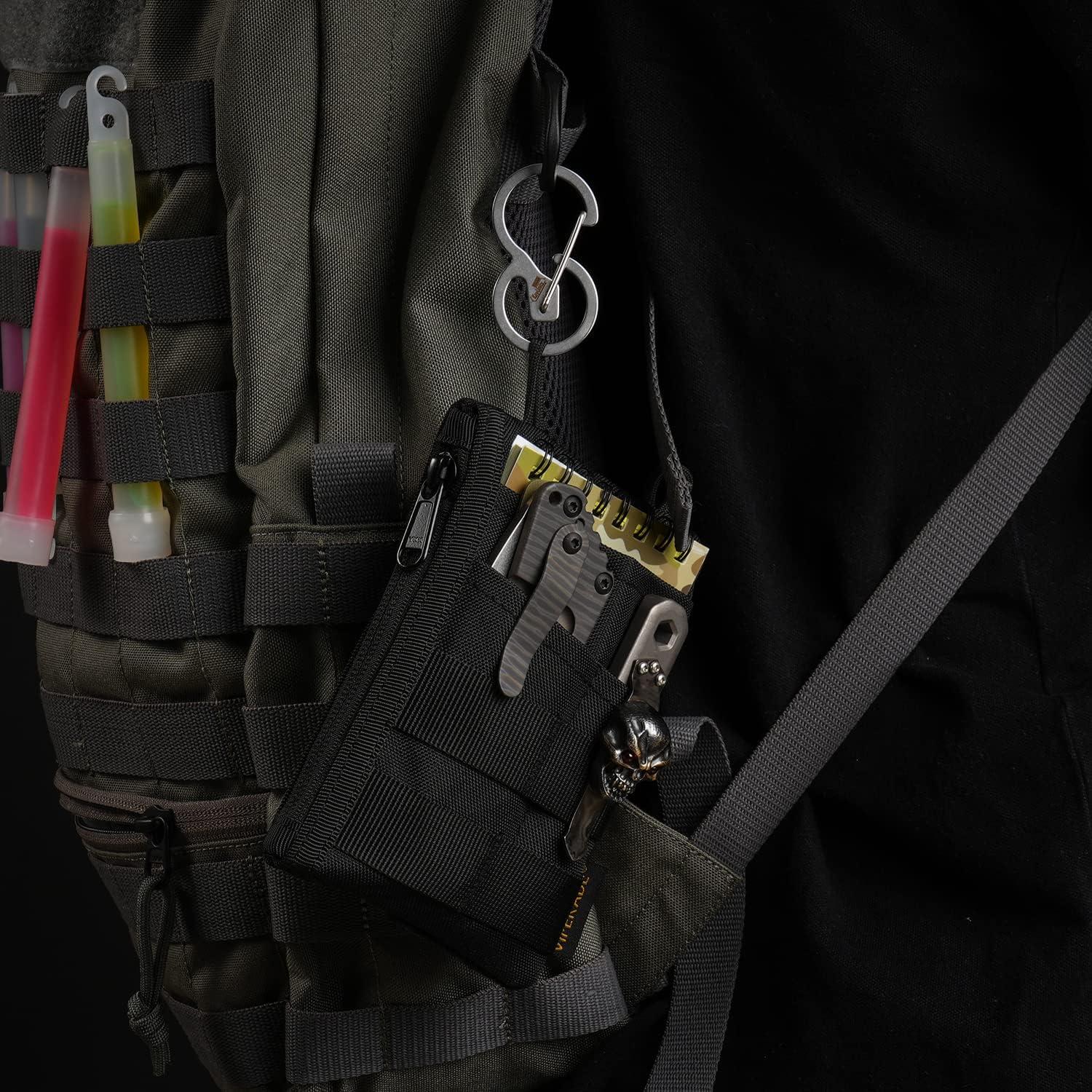 Organizador de Bolsillo EDC VIPERADE VE18 - 6 Bolsillos, Negro