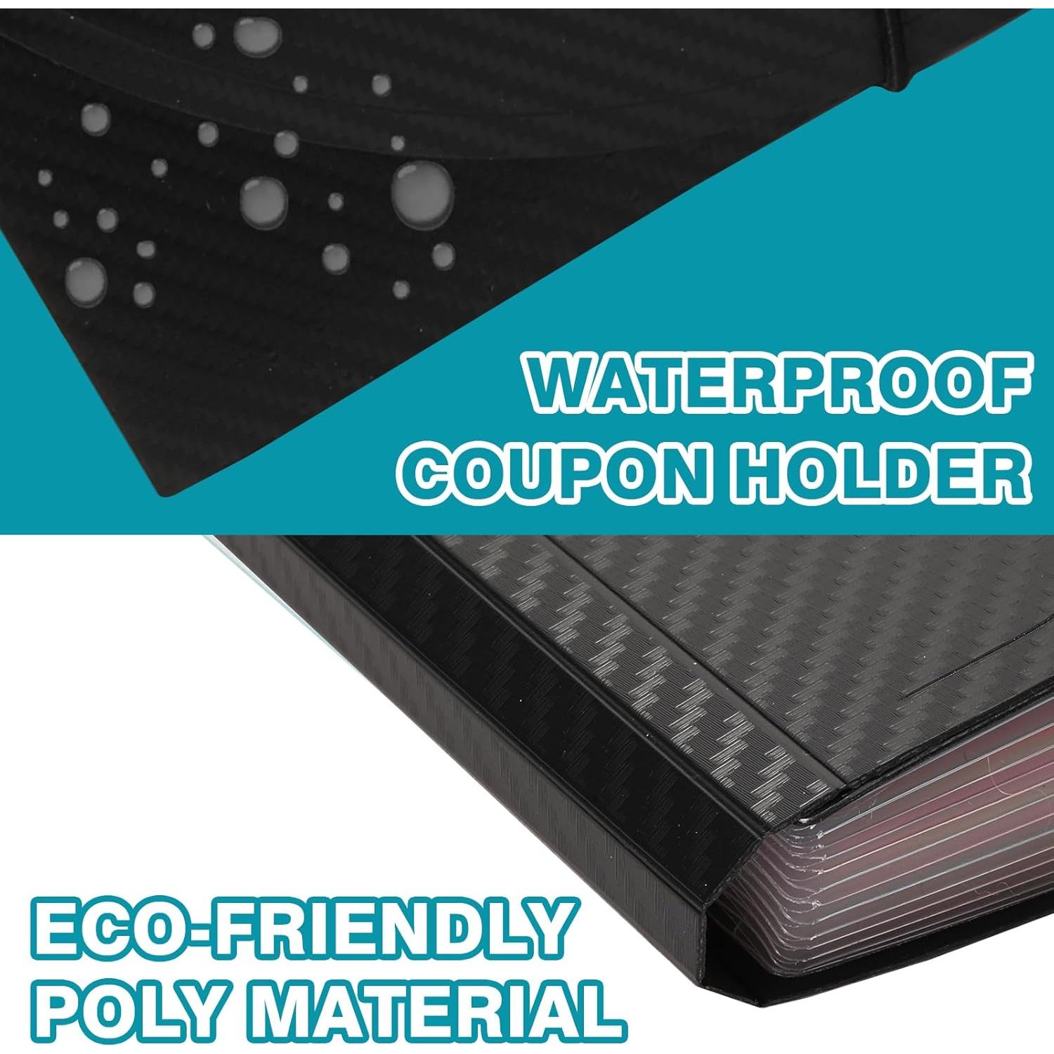 Carpeta Expandible H4D Tamaño Cheque 13 Bolsillos Negro