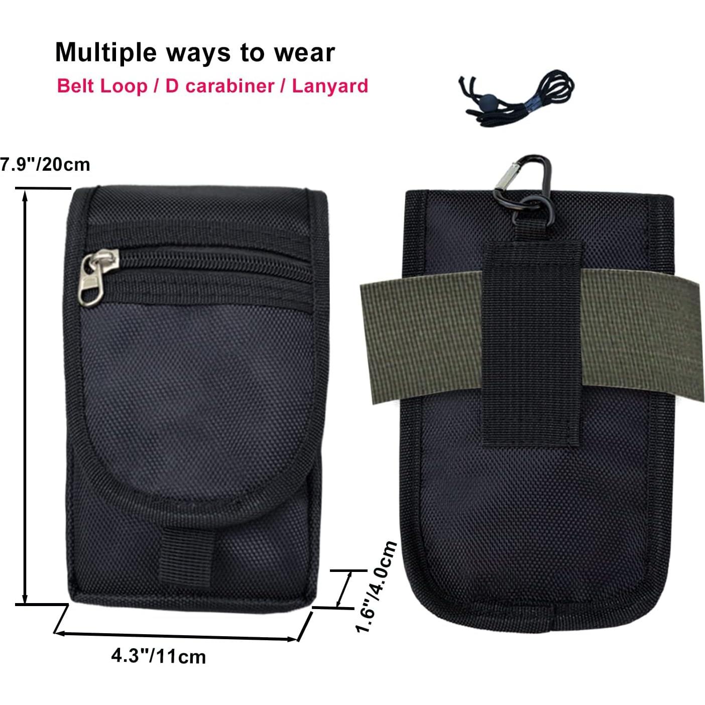 Funda Táctica de Herramientas Maezar en Nylon Negro 19.8x11.9cm