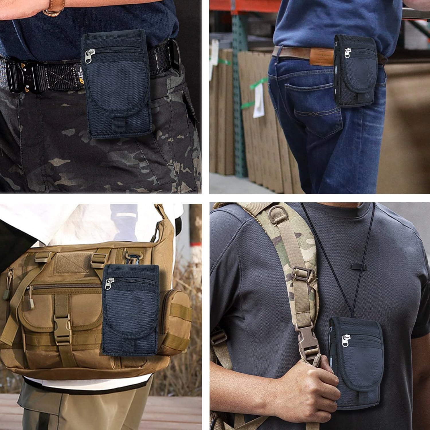 Funda Táctica de Herramientas Maezar en Nylon Negro 19.8x11.9cm