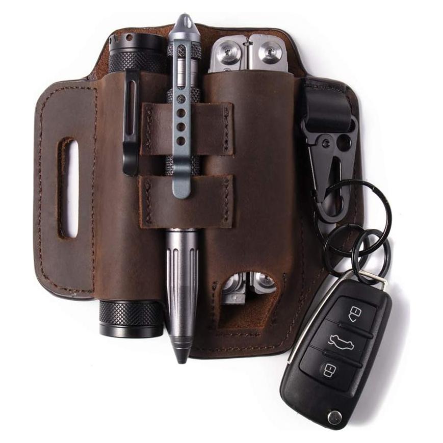Funda de Cinturón Multiherramienta Gentlestache de Cuero EDC