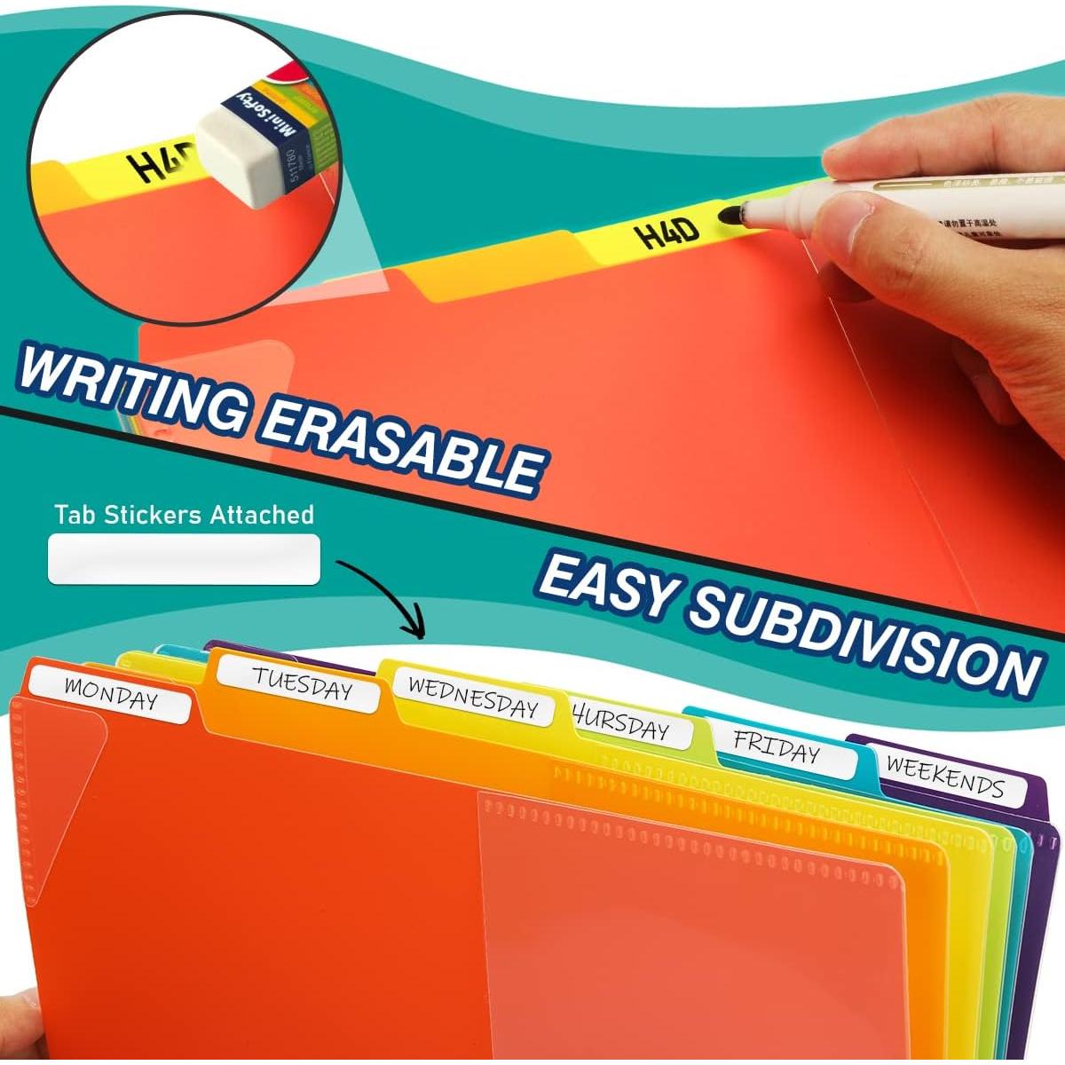 Organizador de Proyectos H4D de Polipropileno 12 Bolsillos