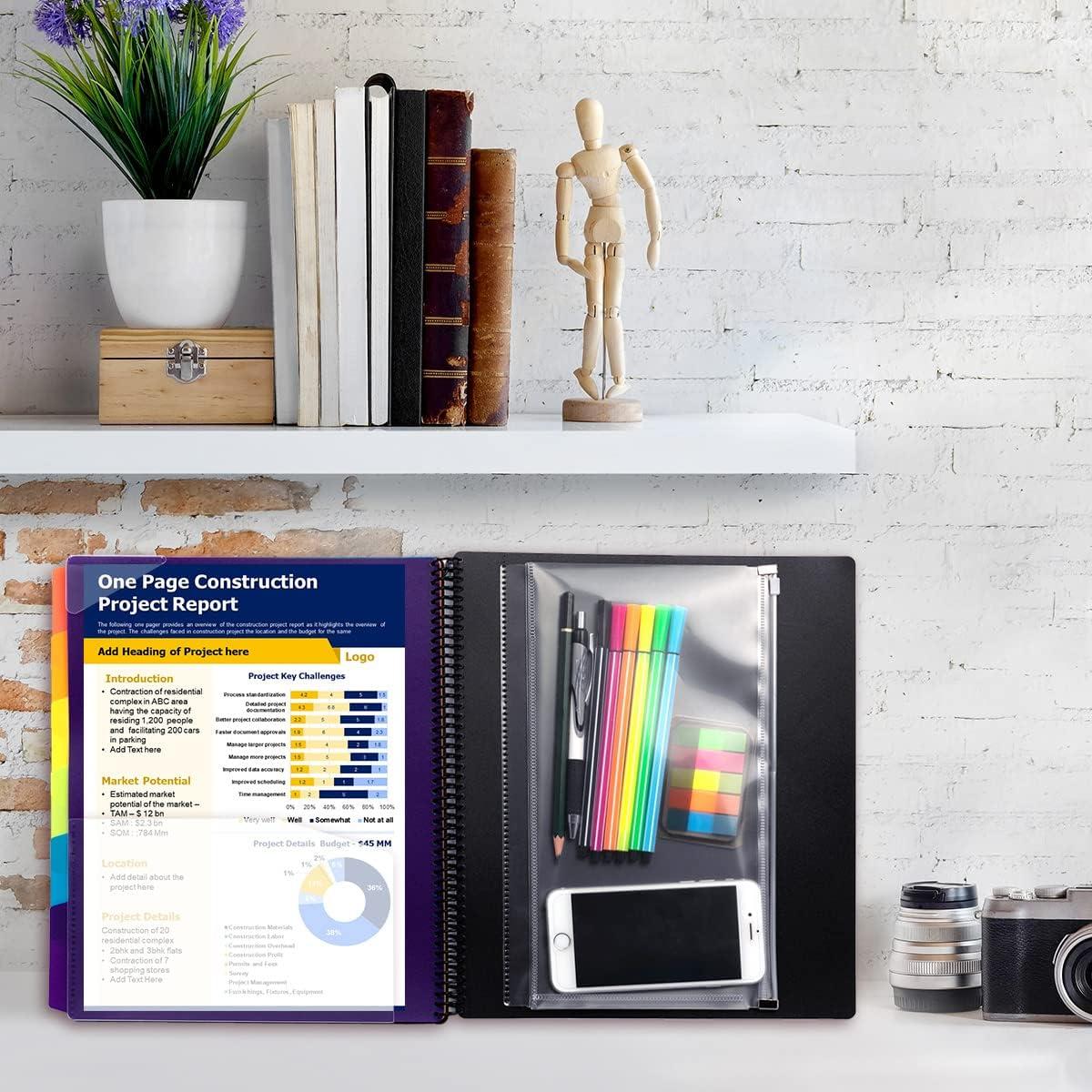 Organizador de Proyectos H4D de Polipropileno 12 Bolsillos