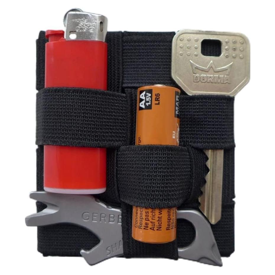 Organizador de bolsillo cuadrado NEEVIRID 7x8 cm para EDC
