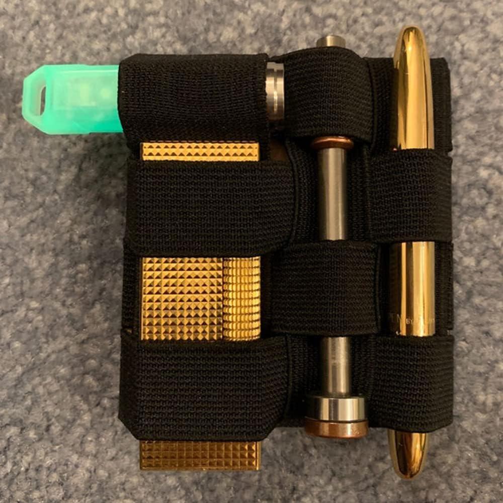 Organizador de bolsillo cuadrado NEEVIRID 7x8 cm para EDC