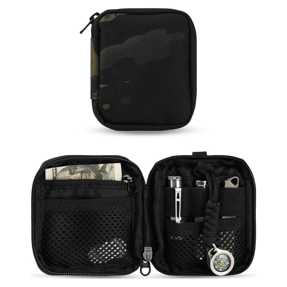 Estuche Organizador EDC VIPERADE VE34 Camuflaje Negro 10x8.5cm