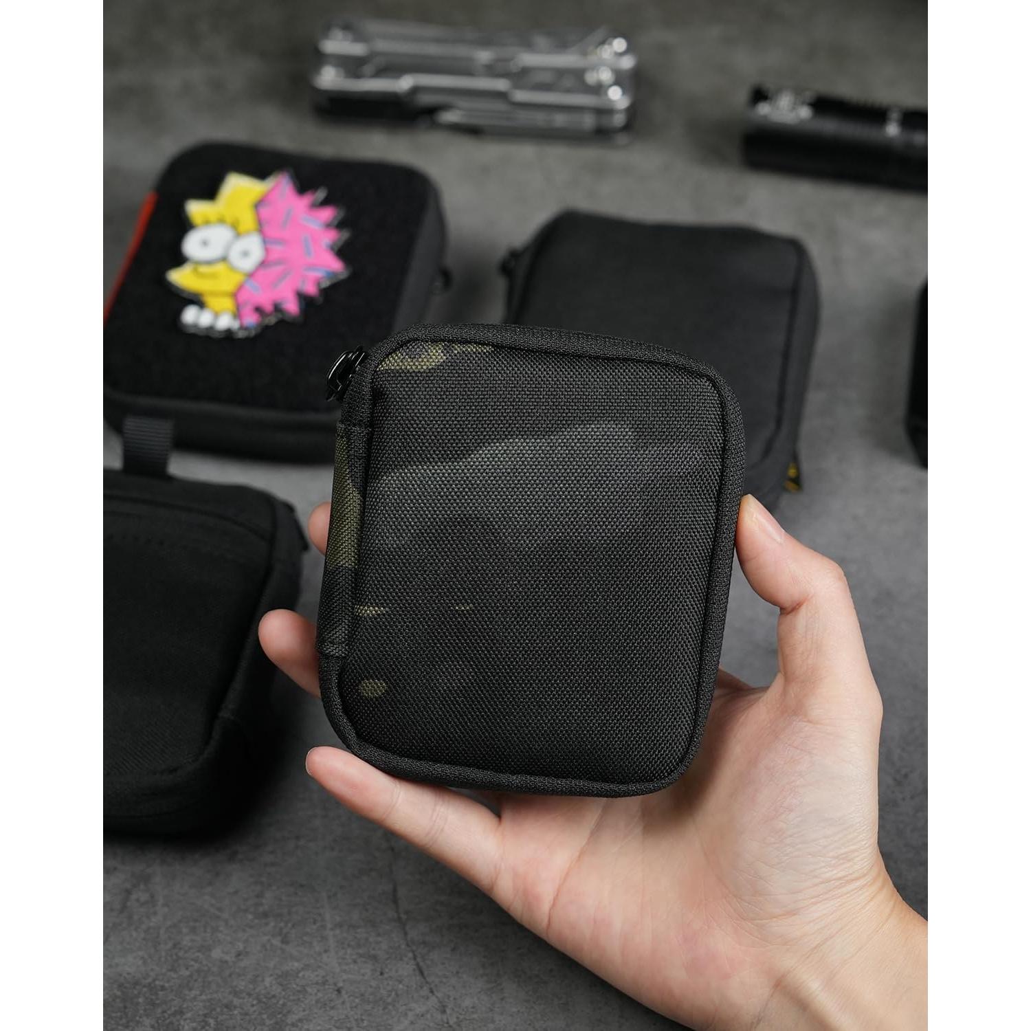 Estuche Organizador EDC VIPERADE VE34 Camuflaje Negro 10x8.5cm