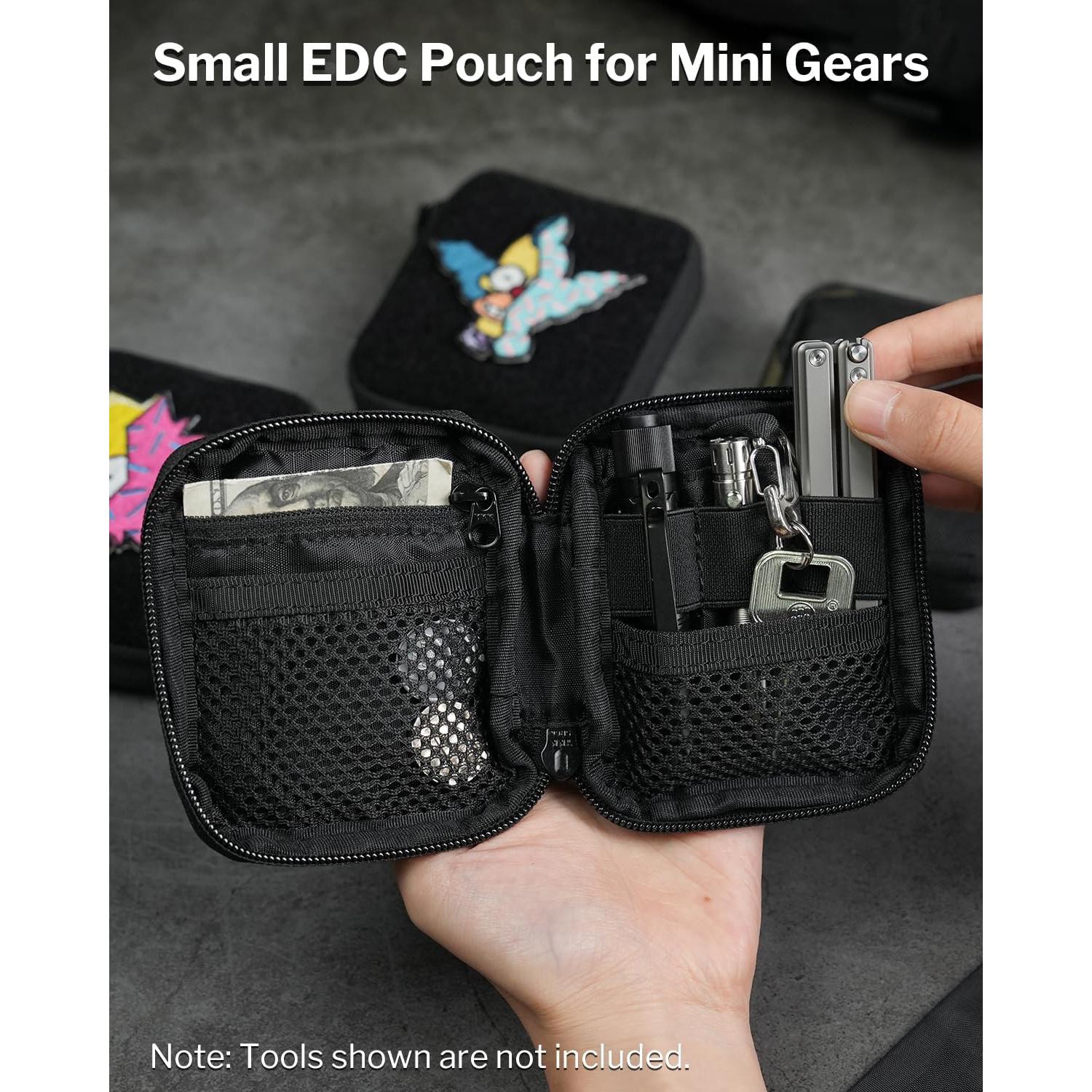 Estuche Organizador EDC VIPERADE VE34 Camuflaje Negro 10x8.5cm