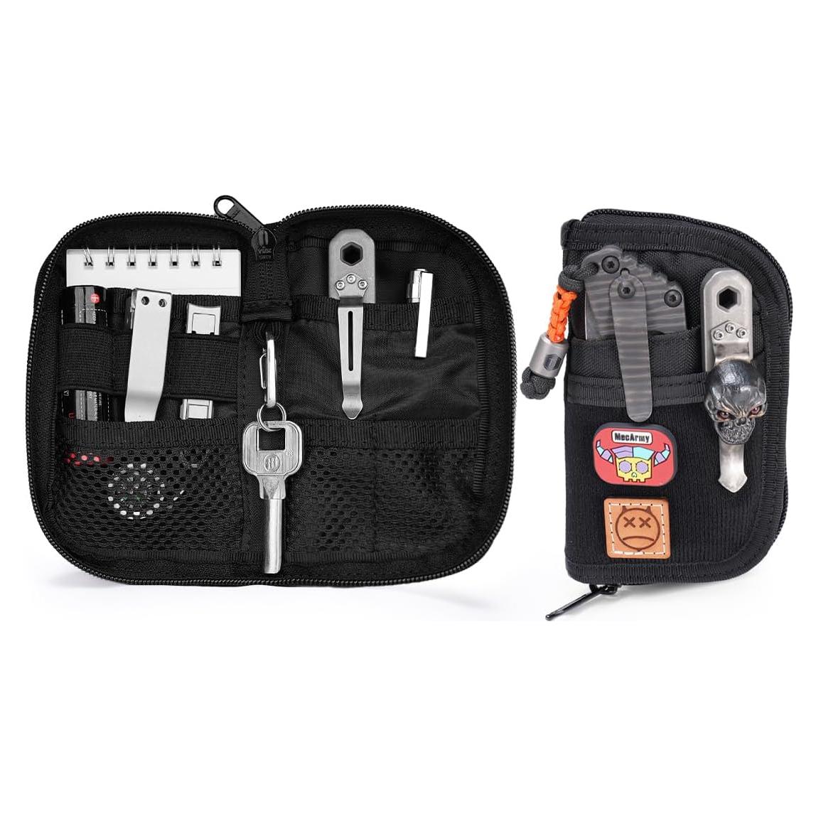 Bolsa EDC Pequeña VIPERADE VE10, Organizador de Herramientas 10 Compartimentos