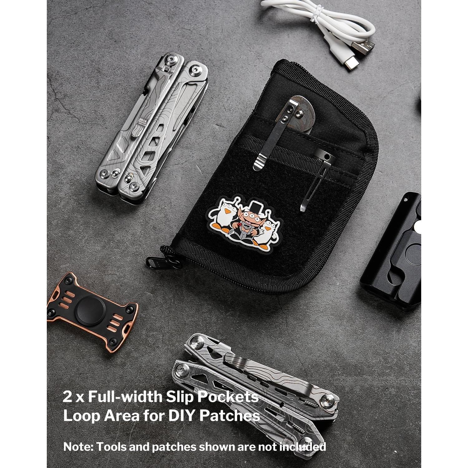 Bolsa EDC Pequeña VIPERADE VE10, Organizador de Herramientas 10 Compartimentos