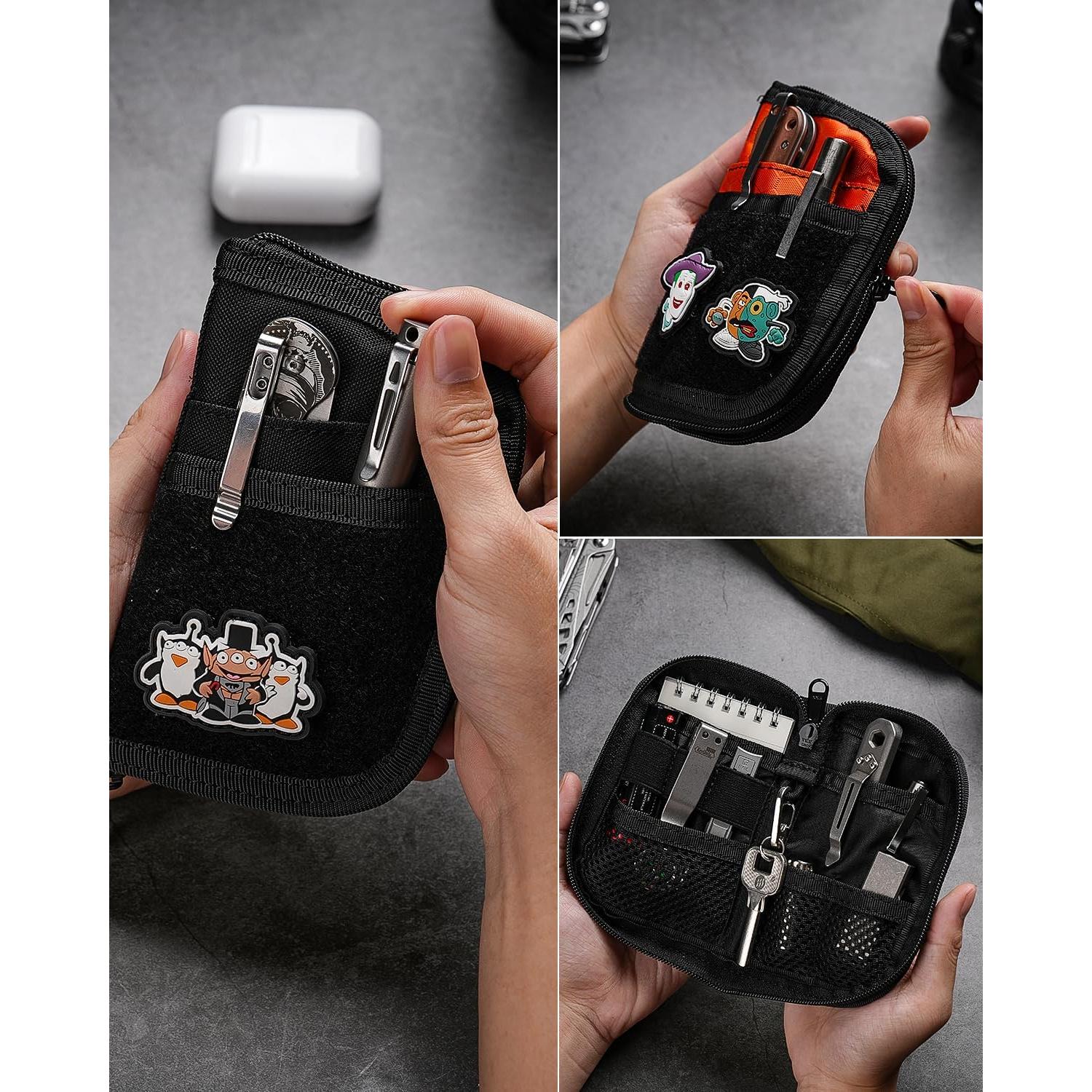 Bolsa EDC Pequeña VIPERADE VE10, Organizador de Herramientas 10 Compartimentos