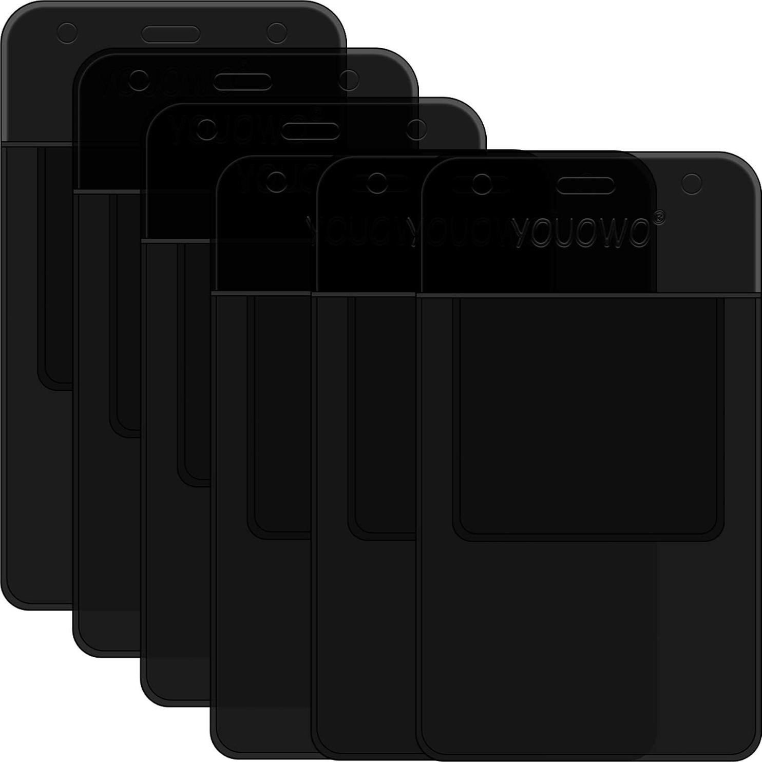 Protectores de Bolsillo YOUOWO 6 Piezas PVC Negro Multiusos