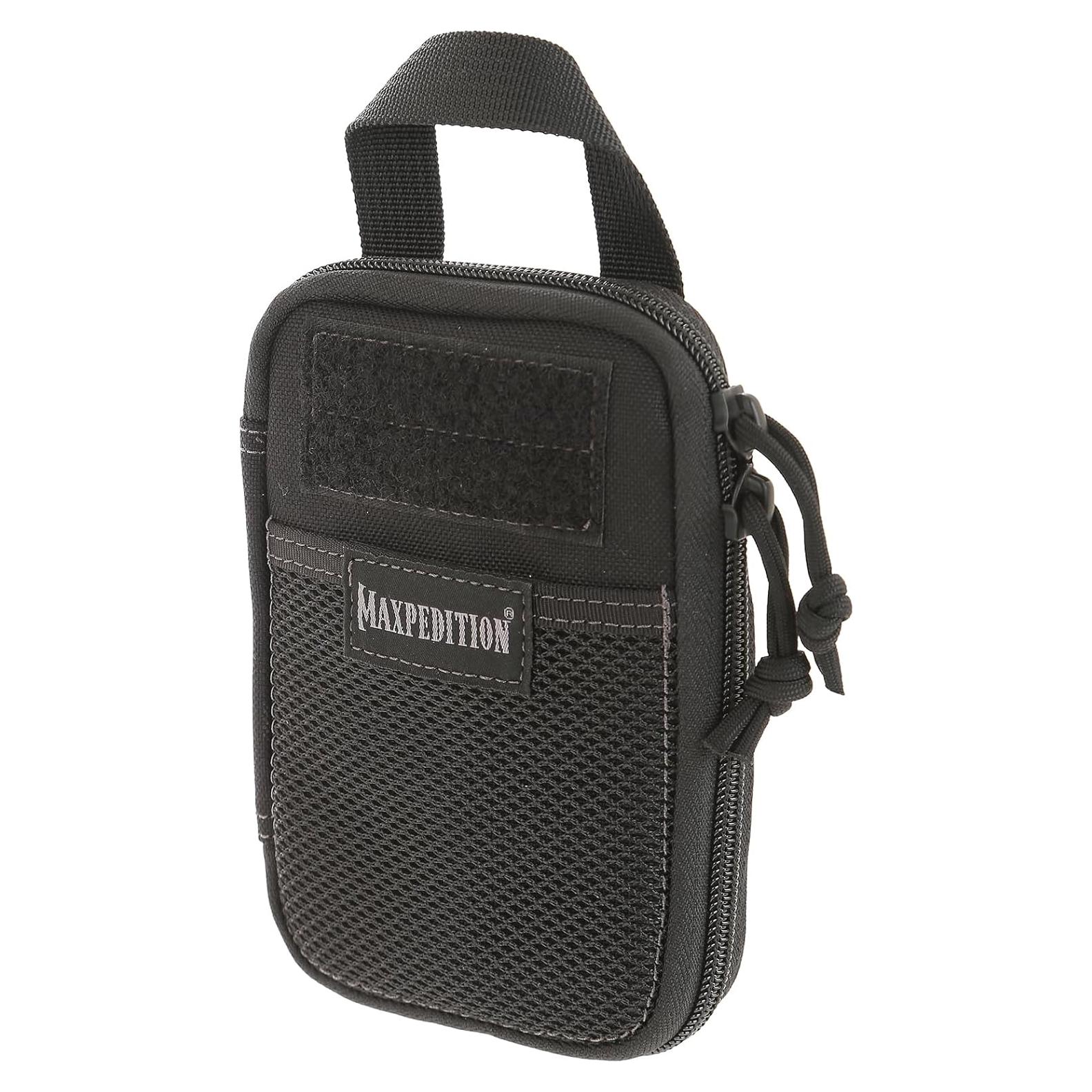 Organizador de bolsillo Mini Maxpedition Negro EDC 15x10 cm
