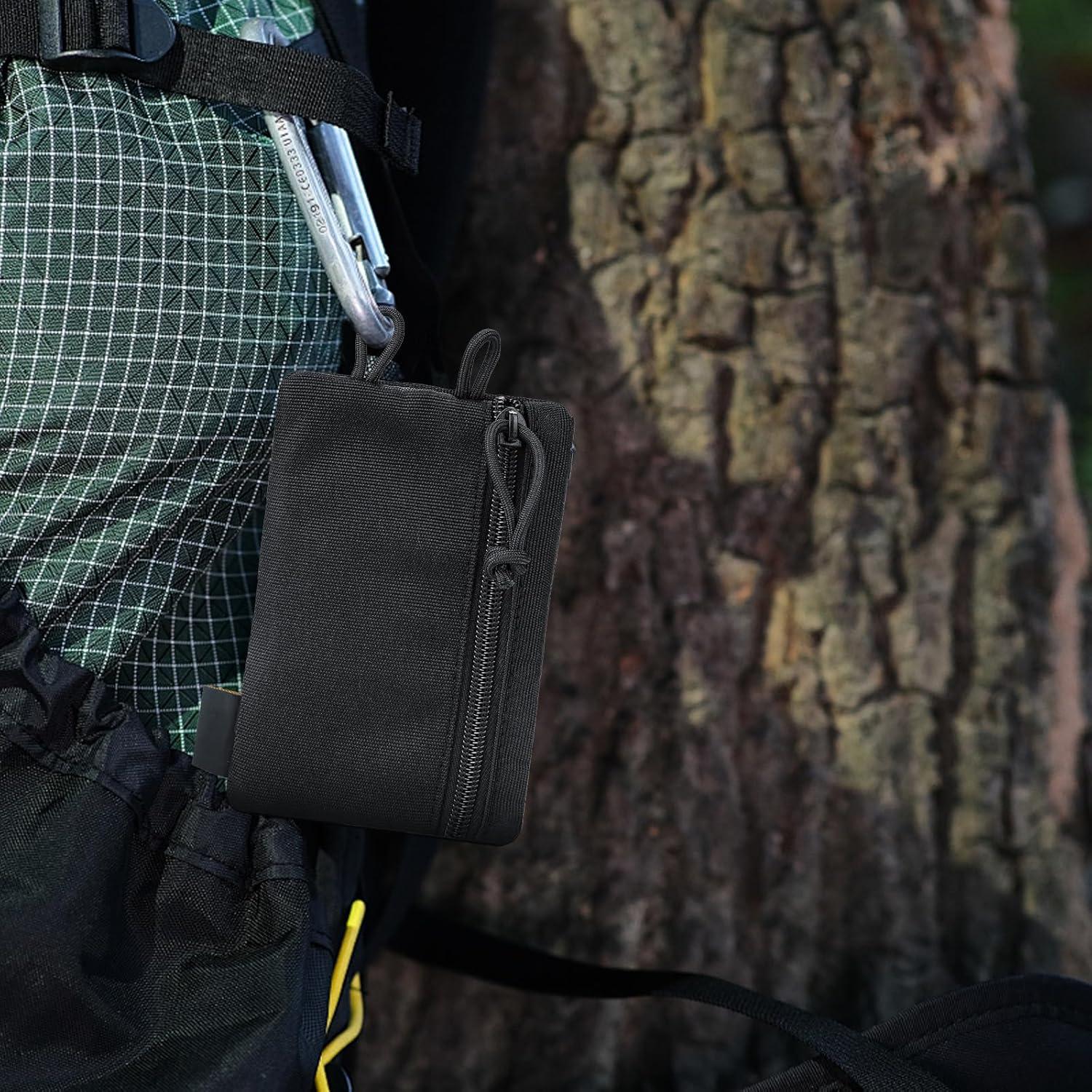 Organizador de Bolsillo EDC Topyond Negro - Mini Cartera Multifuncional