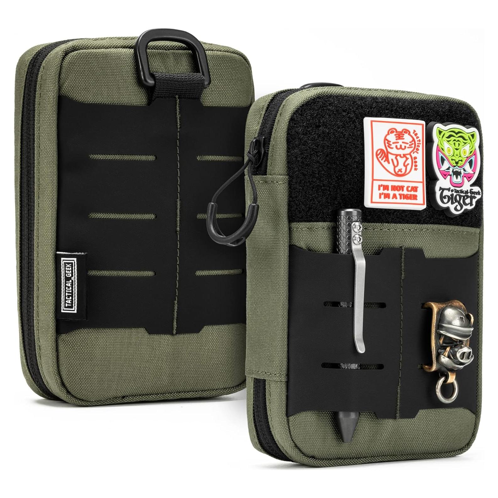 Bolsa Organizador EDC TACTICAL_GEEK Block E2.0 Nylon Verde